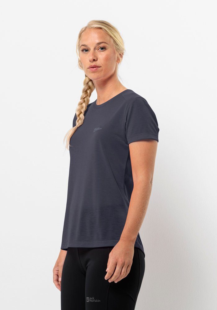 Jack Wolfskin Vonnan S S T-Shirt Women Functioneel shirt Dames XXL graphite