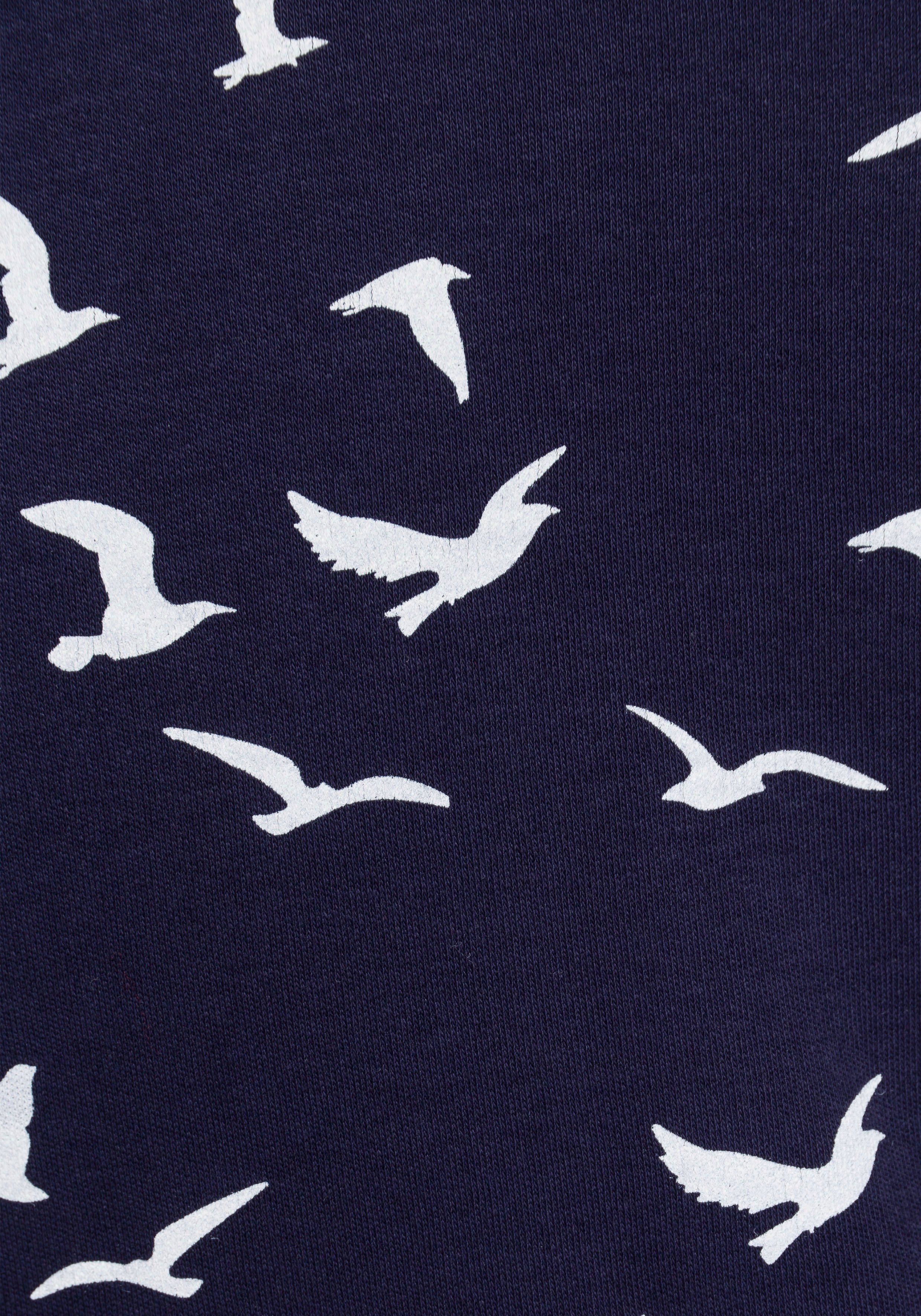 KangaROOS Sweatshirt Lange mouwen, figuurvolgende snit, bedrukt, ronde hals