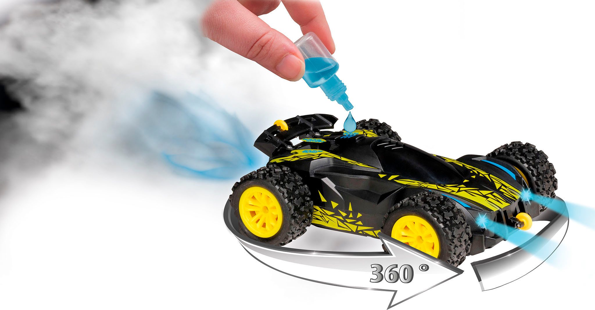 Happy People Radiografisch bestuurbare auto Smoke Storm met licht- en geluidseffect