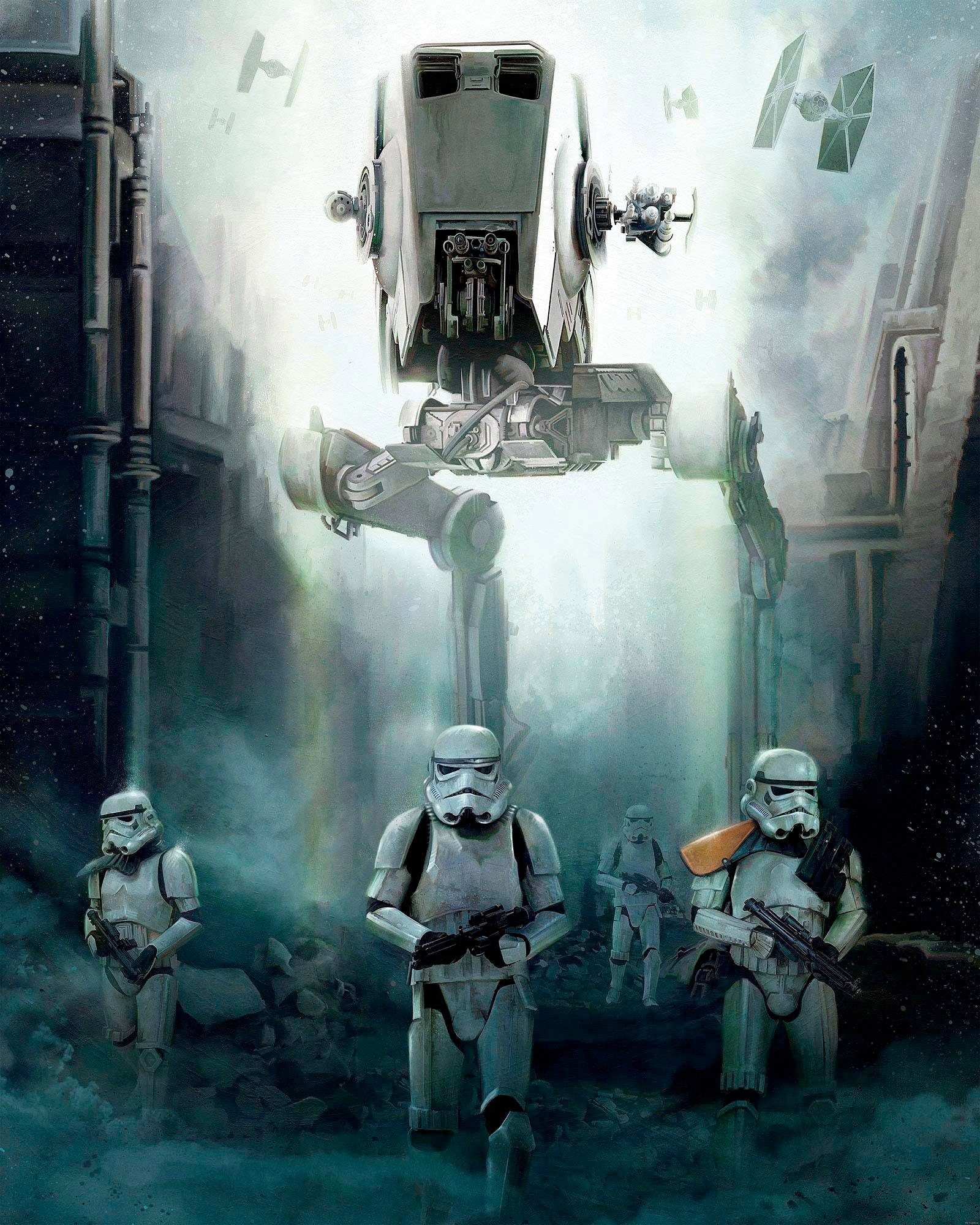 Komar Vliesbehang Digitale print vlies - Star Wars Imperial Forces - Afmeting 200 x 250 cm (1 stuk)