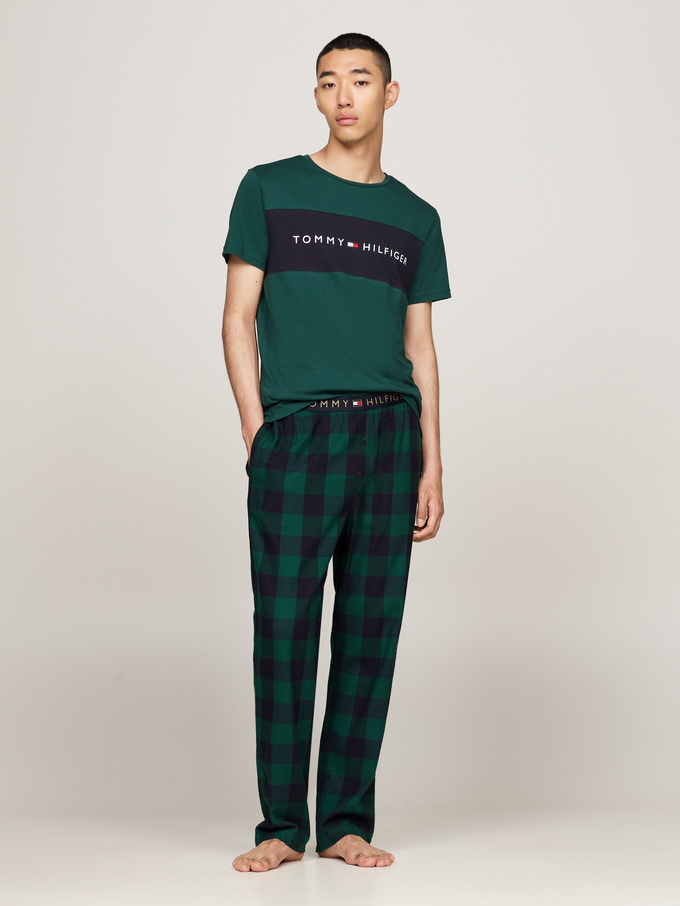Tommy Hilfiger Underwear Pyjamabroek FLANNEL PANT met ruitmotief