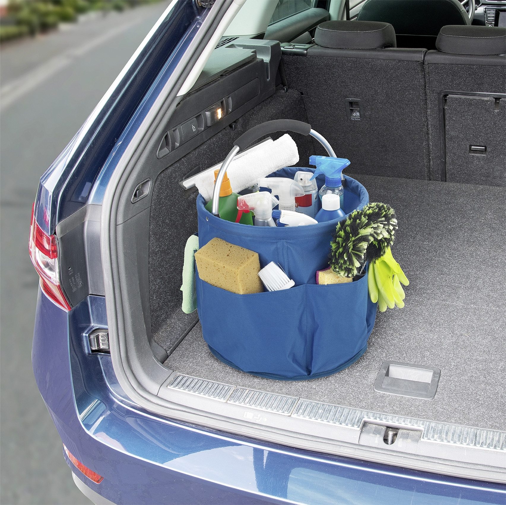 Maximex Organizer Universele reinigingscaddy model HERKULES vouwbare draagtas voor thuis en onderweg, 34 liter