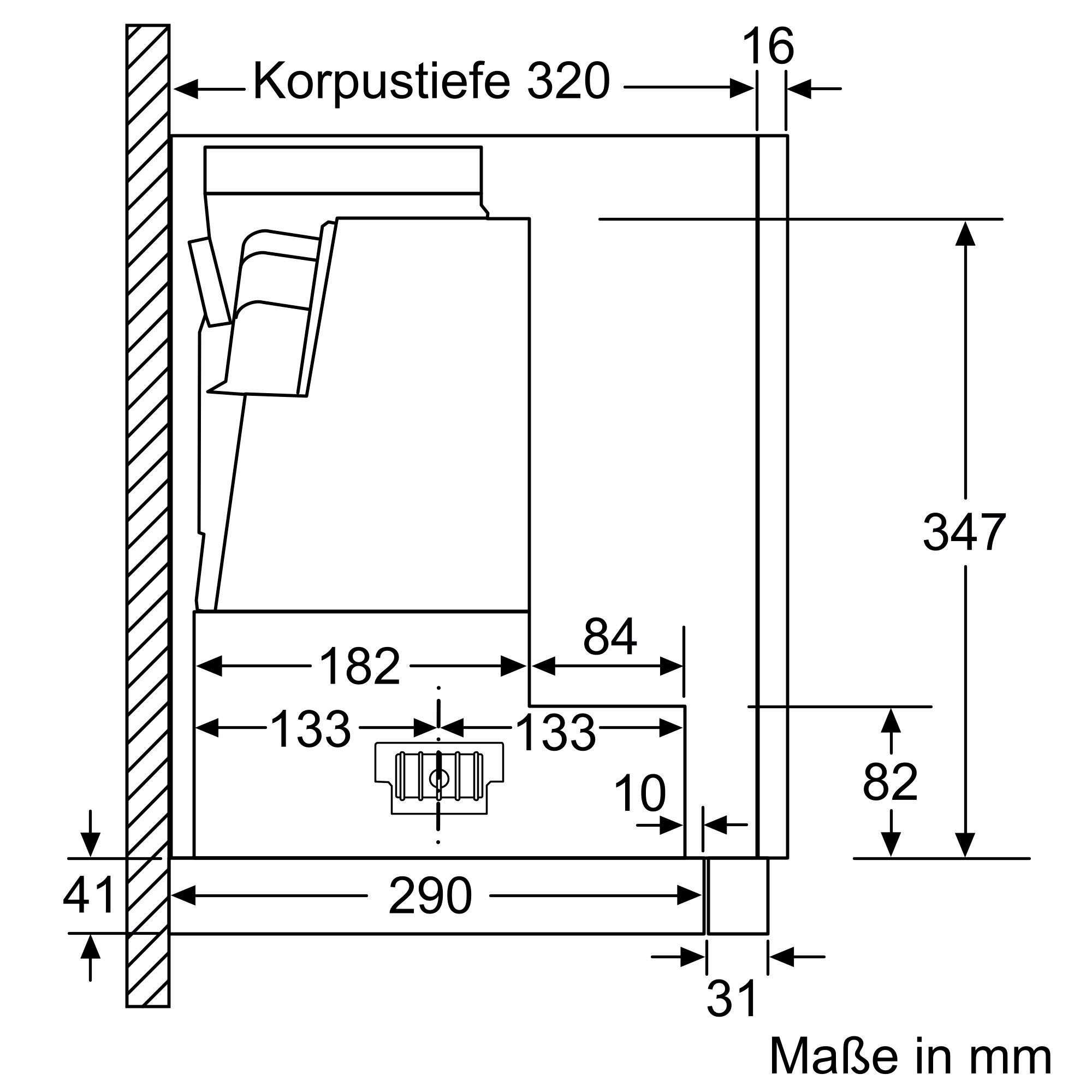 SIEMENS Vlakscherm-afzuigkap LI67SA671