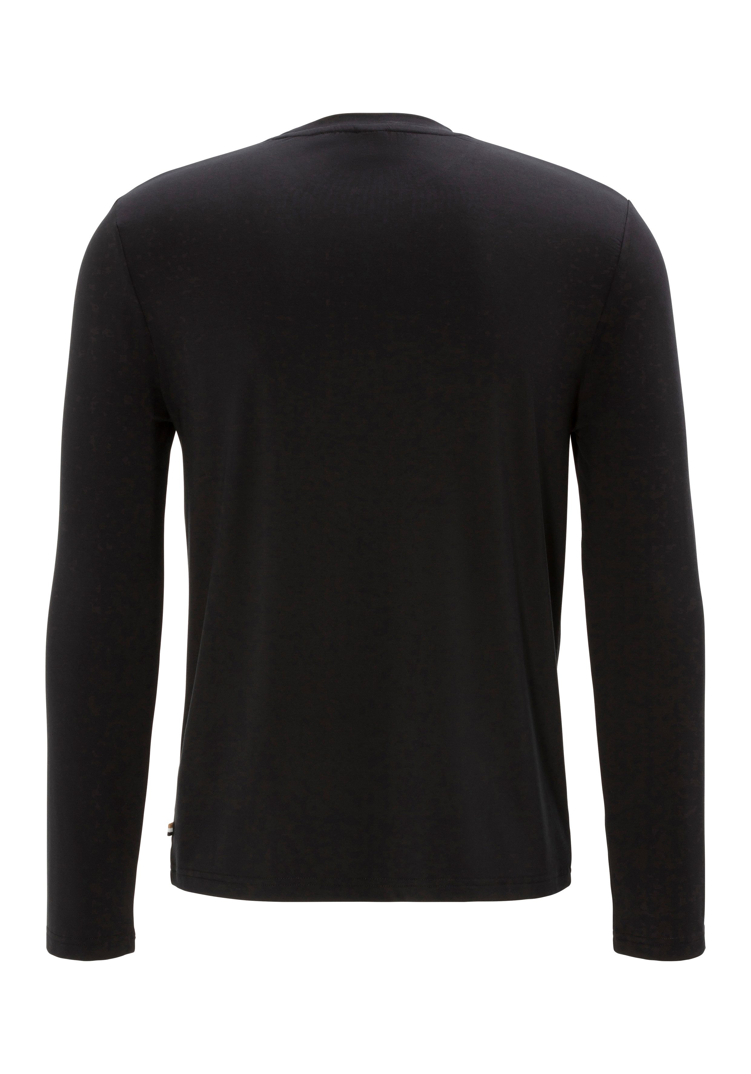 BOSS Shirt met lange mouwen Bea_LS-Shirt met logoprint (1-delig)