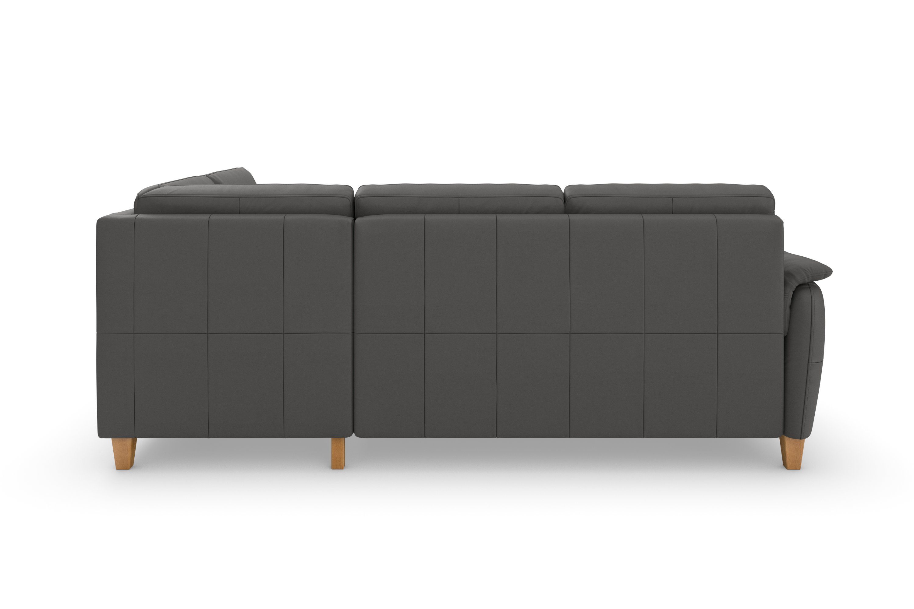 Home affaire Hoekbank Palmera L-vorm, B: 236 cm optioneel bedfunctie & bedlade, veerkern