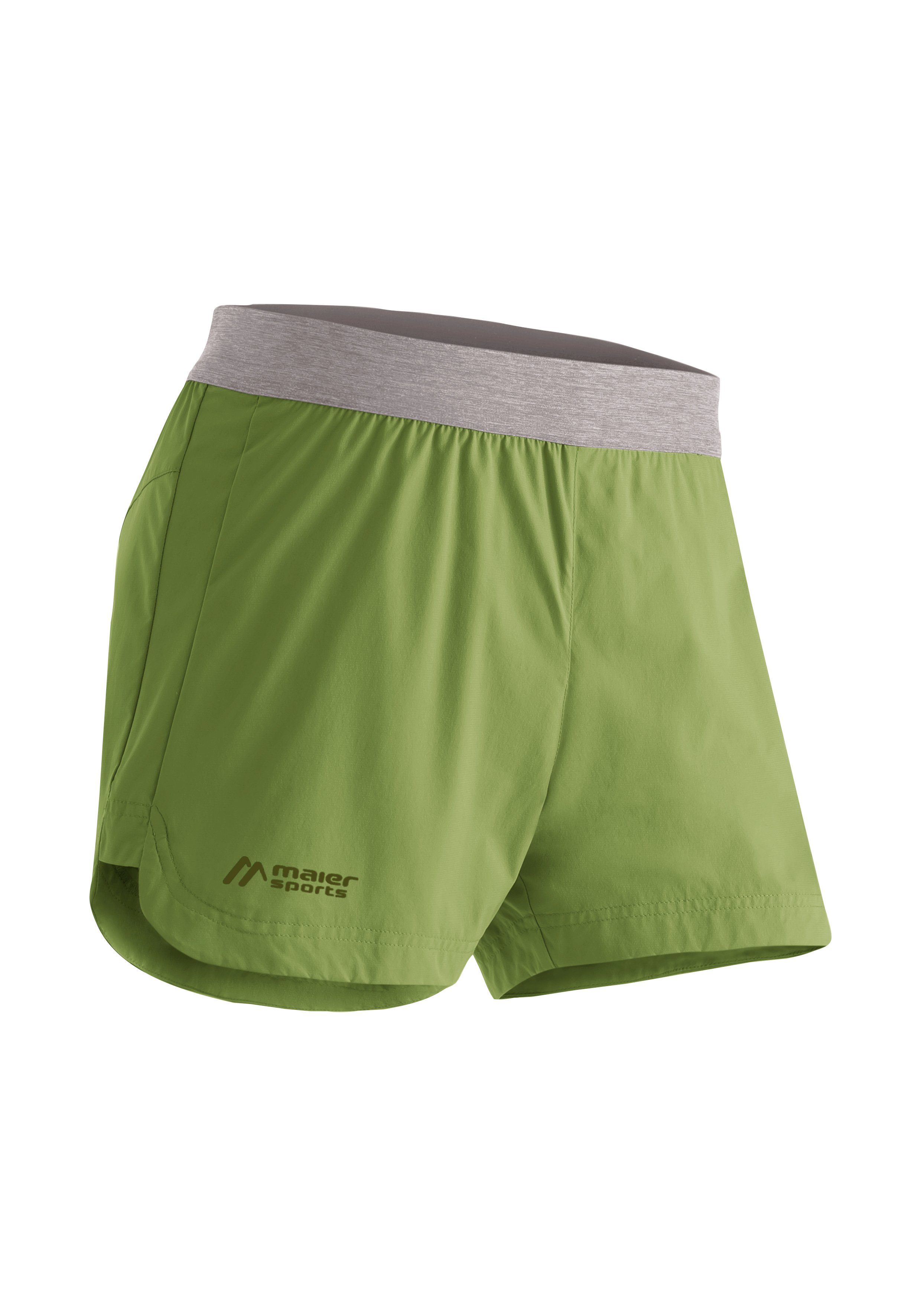 Maier Sports Functionele short Fortunit shortama W Robuuste functionele short van licht materiaal dames broeken maat 46 groen