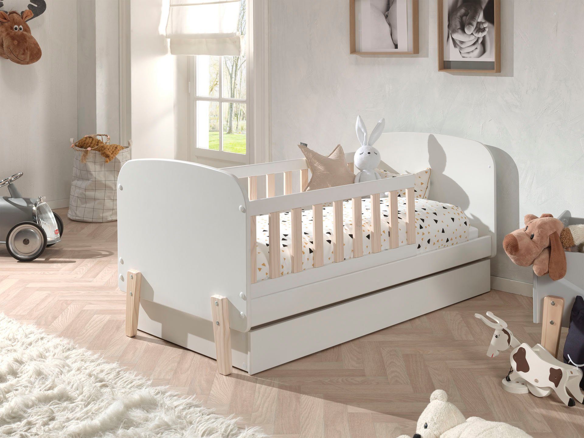 Vipack Kinderledikant Kiddy optioneel met bedlade
