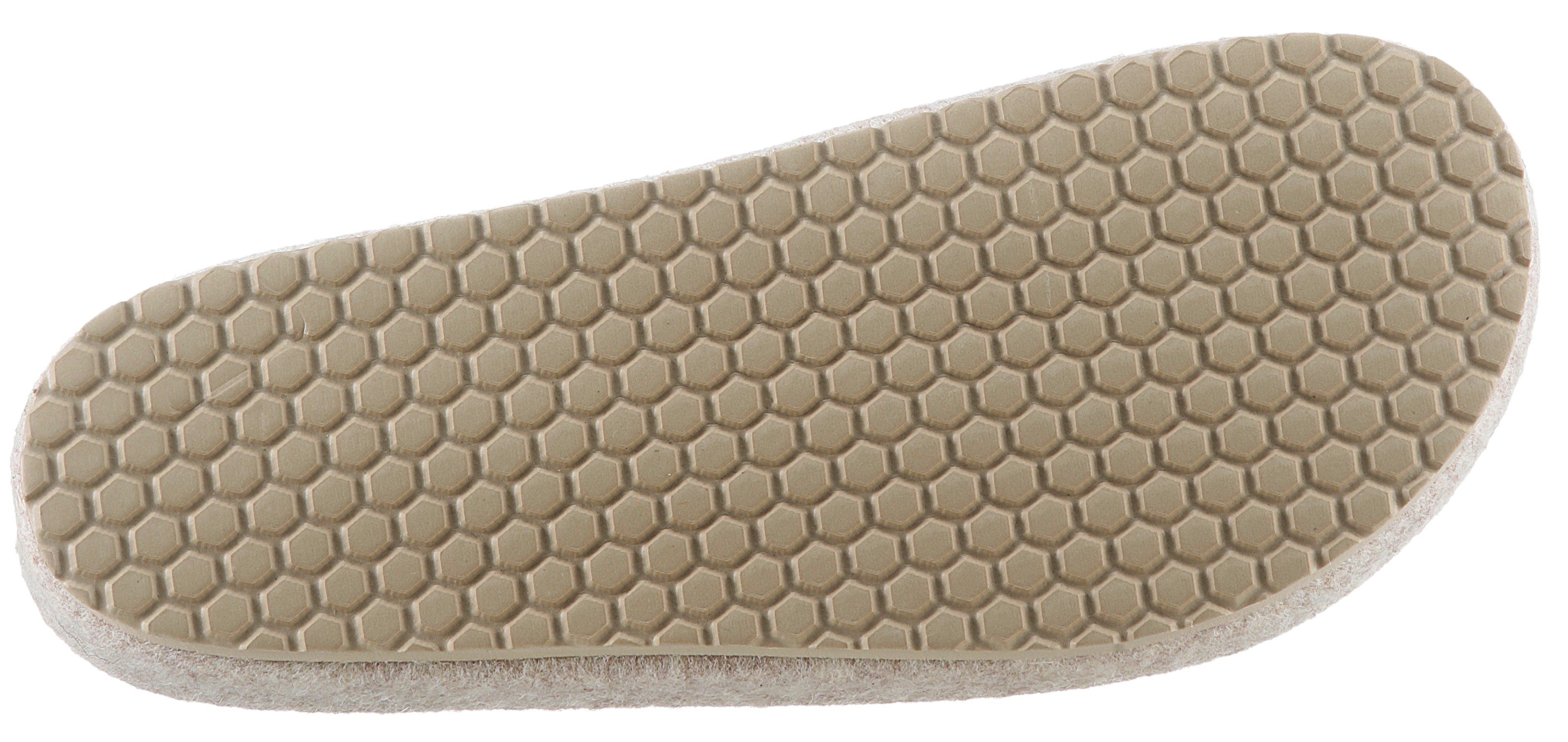 BIO Life Clogs Panal pantoffel, homeslipper met hartjes-borduring
