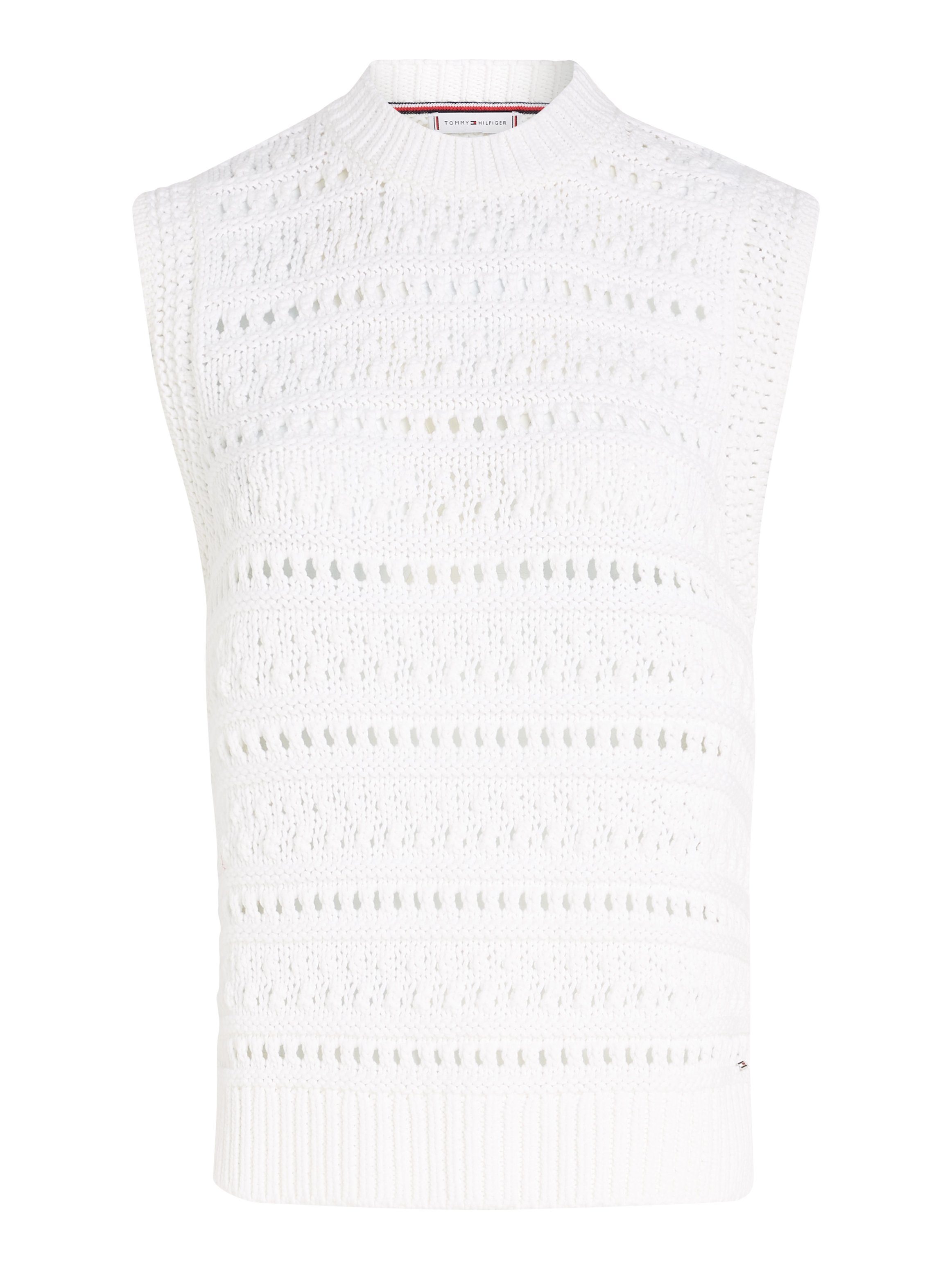 Tommy Hilfiger Slip-over CROCHET C-NK SWEATER VEST