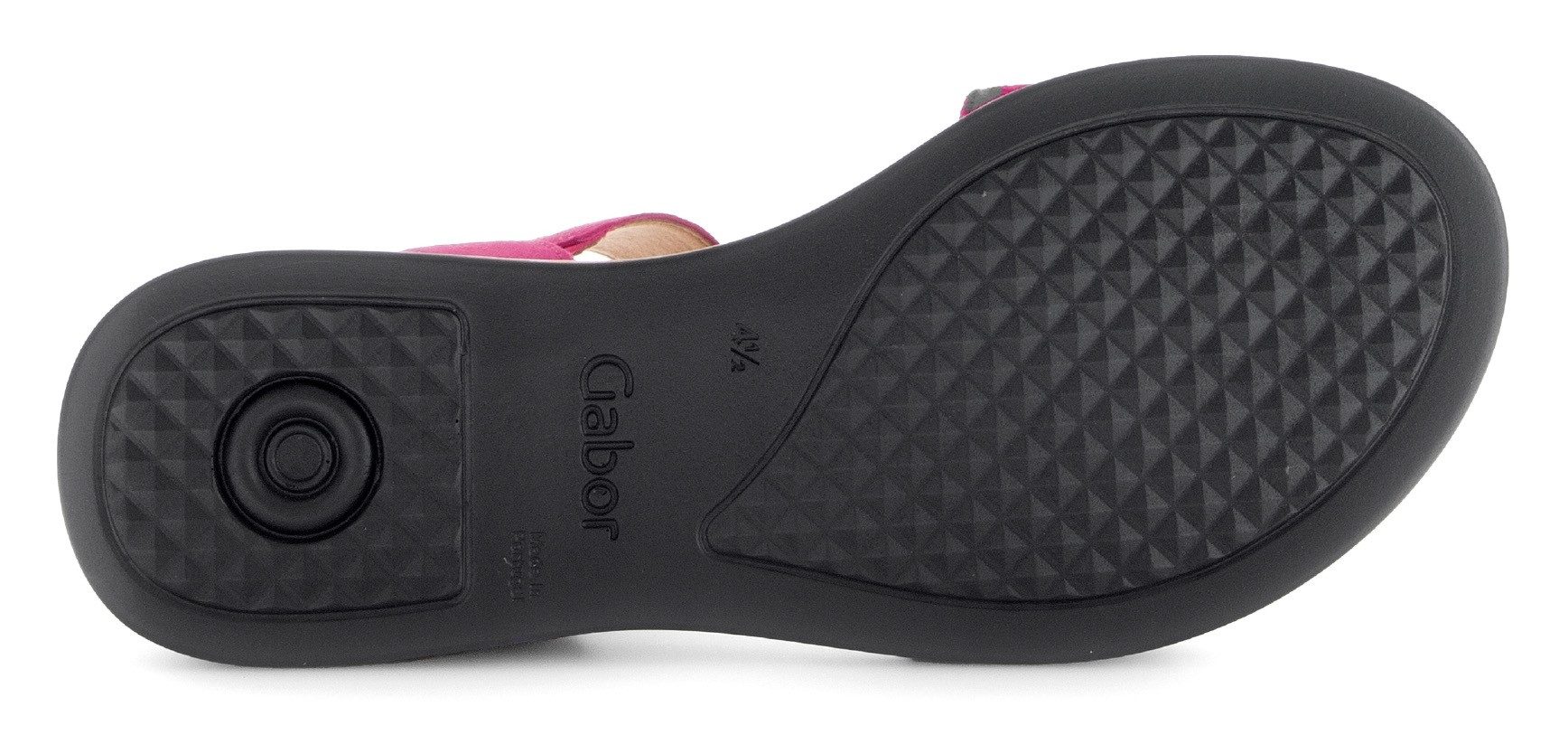 Gabor Sleehaksandaaltjes Rhodos , riemchensandaal, comfort-schoen, zomerschoen met mooie sierspeld