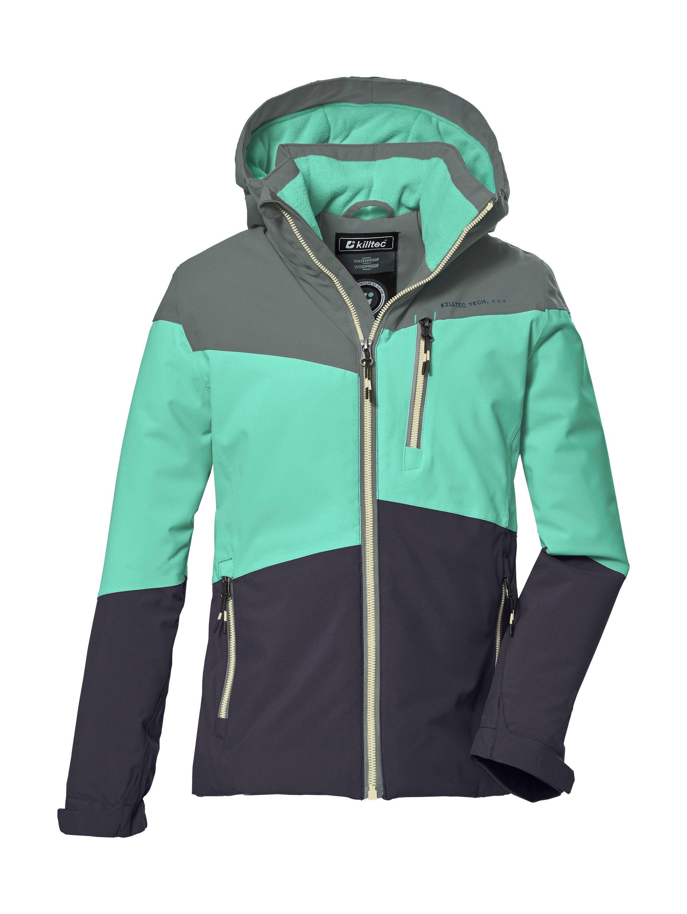 Killtec Outdoorjack KOW 170 GRLS JCKT Functionele jack met capuchon en sneeuwvang, waterdicht