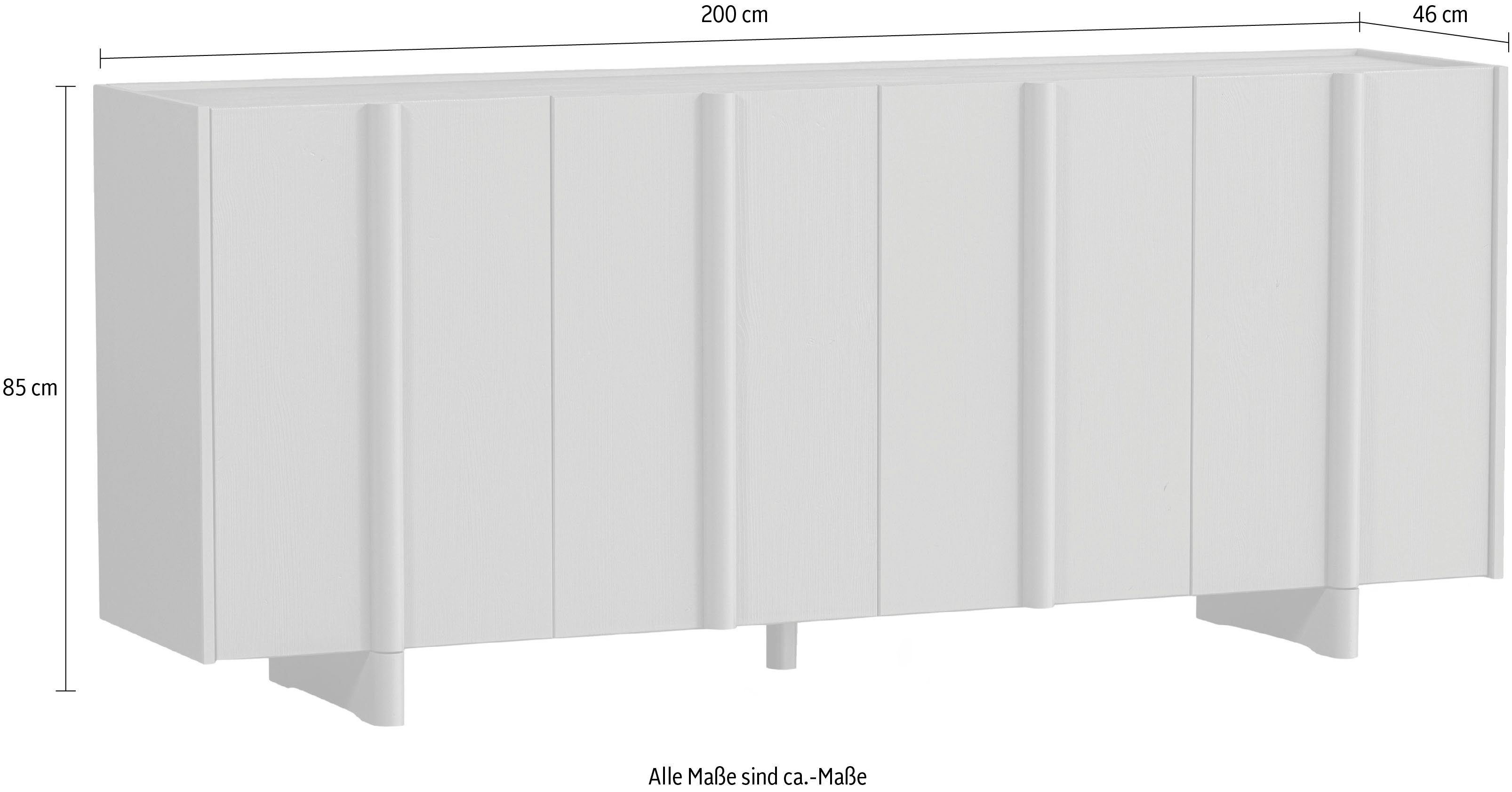 WOOOD Dressoir Nook Commode, H 85 cm x B 200 cm x D 46 cm