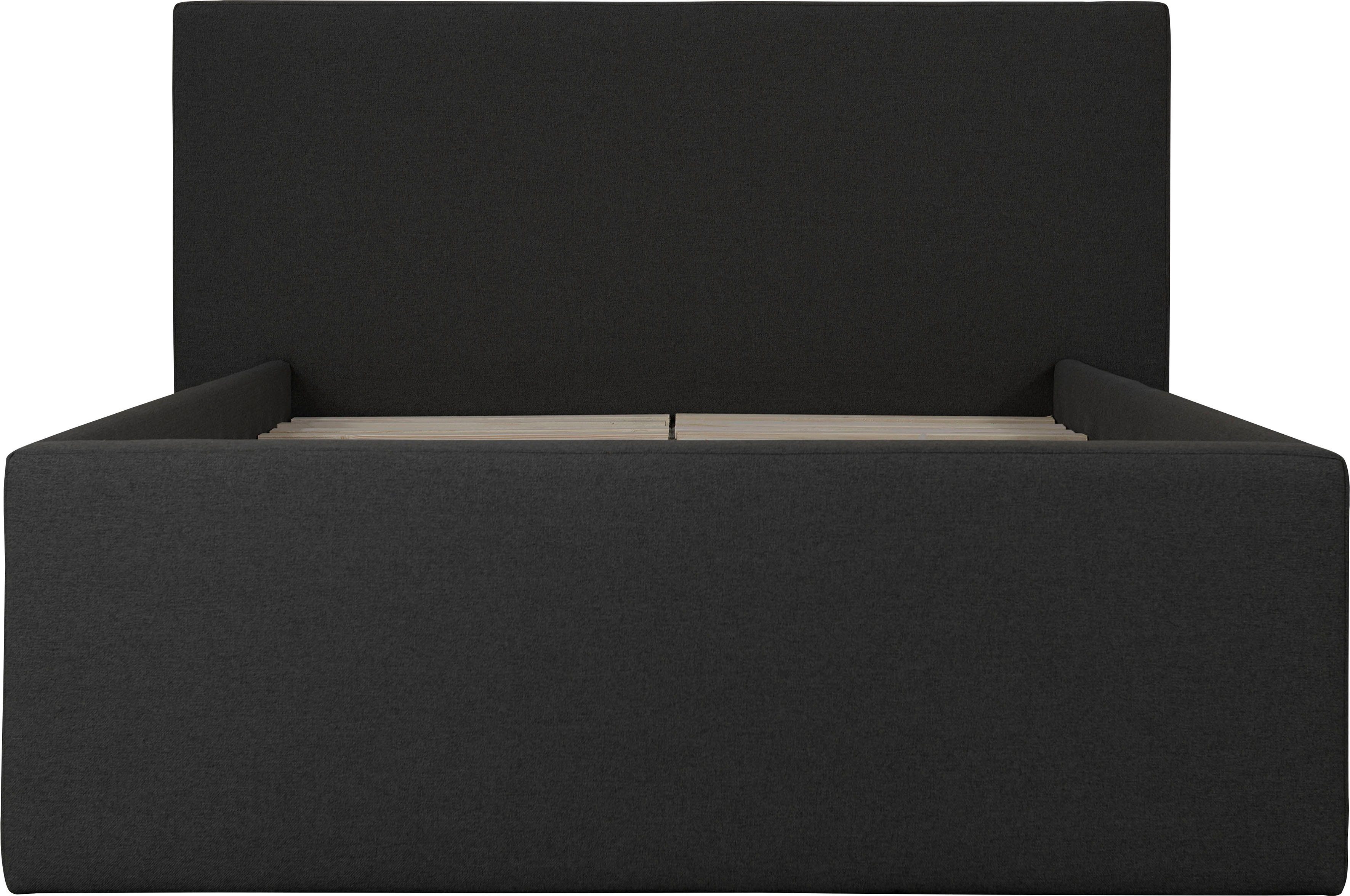 INOSIGN Gestoffeerd bed DALINA rechtlijnig hoofdbord, in 5 breedten, ook in 220 cm lengte