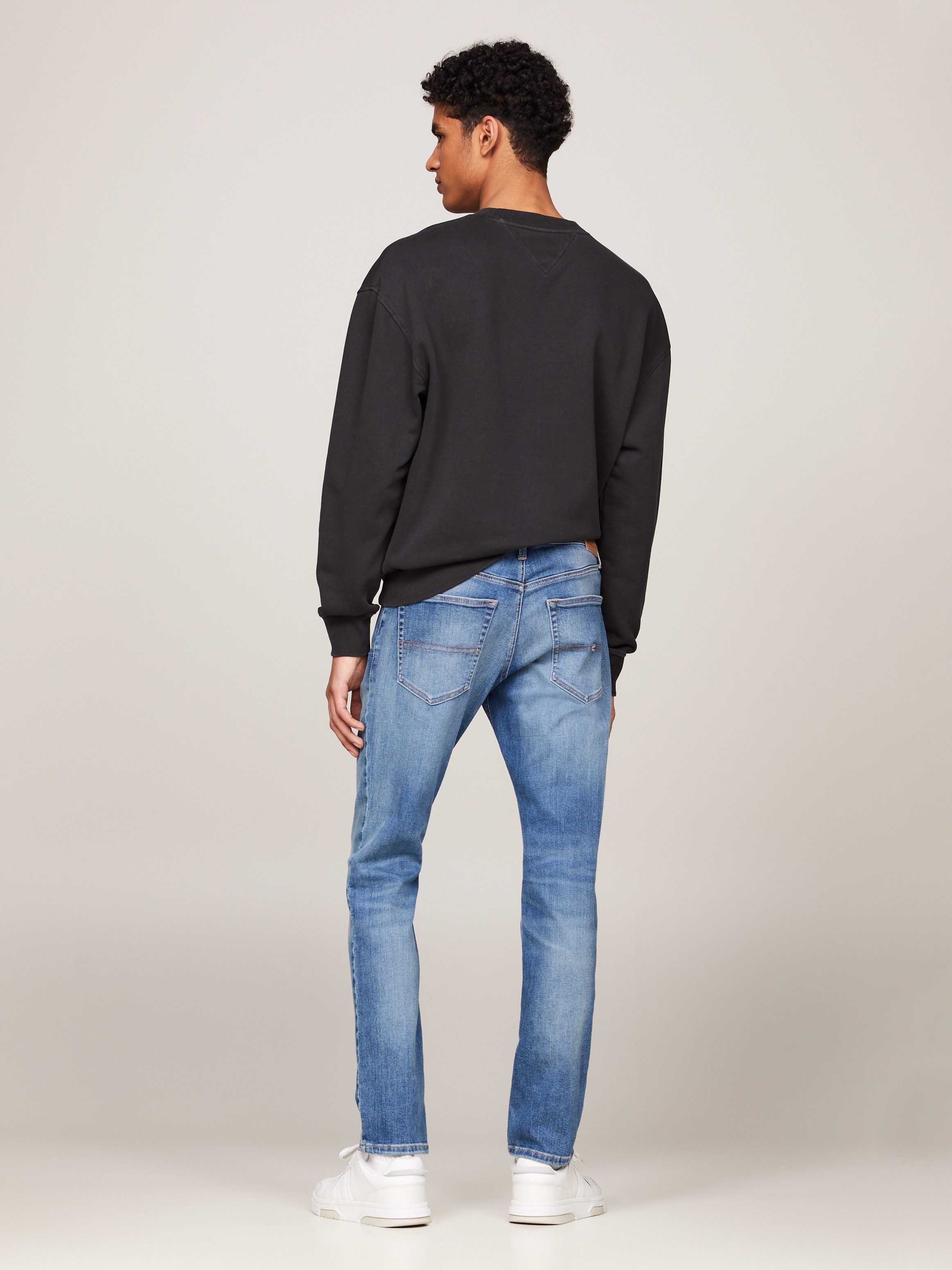 TOMMY JEANS Slim fit jeans SCANTON SLIM met gestempeld logo