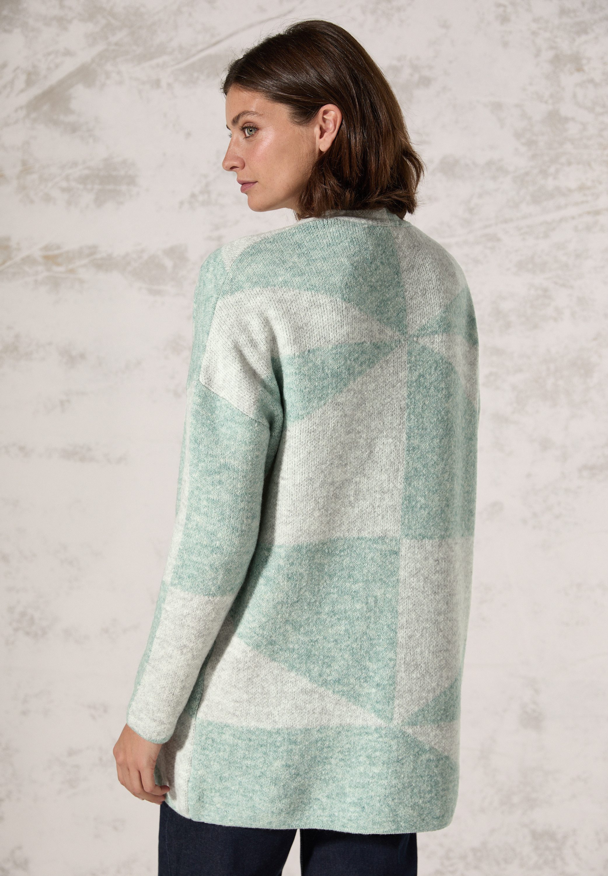 Cecil Cardigan met grafisch patroon