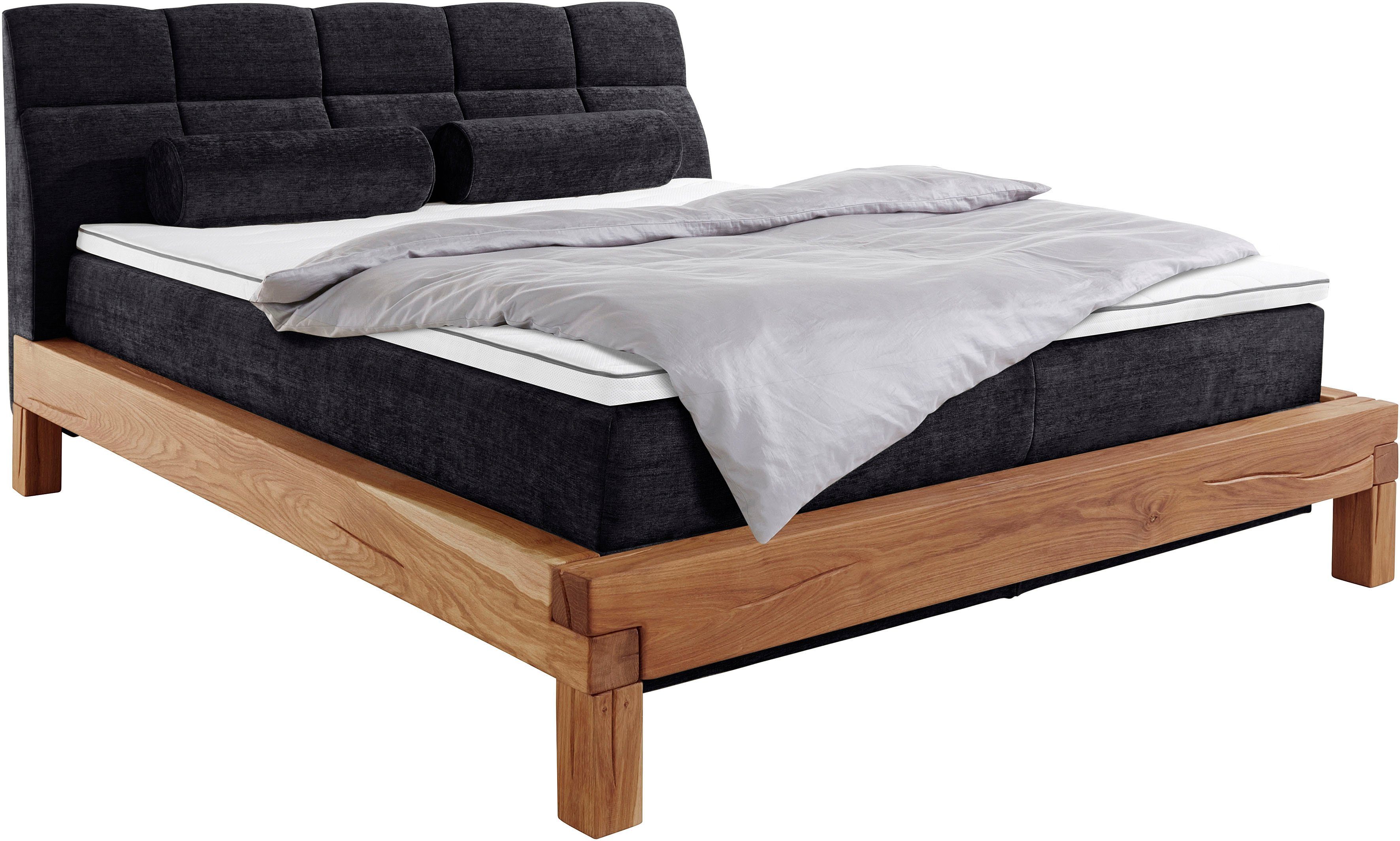 Home affaire Boxspring Villads Ligoppervlak: 180x200 cm, inside-boxspringonderbouw, gerecyclede stoffen