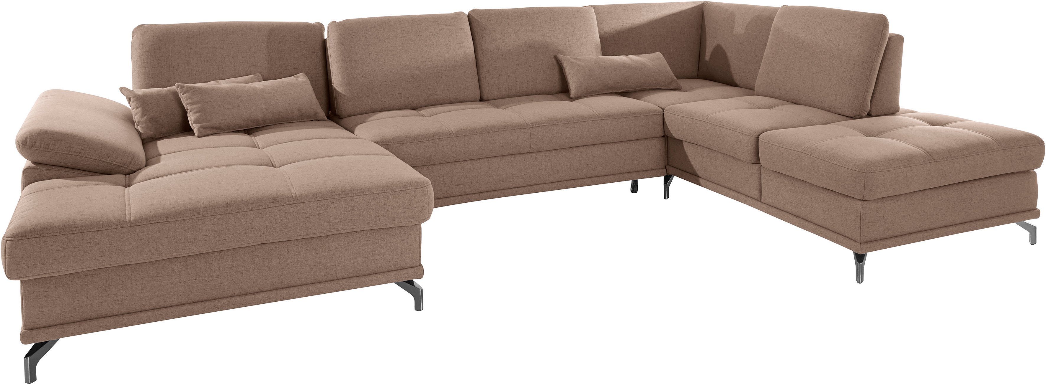 Places of Style Zithoek Costello U-vorm, met zitdiepteverstelling, armleuningverstelling en