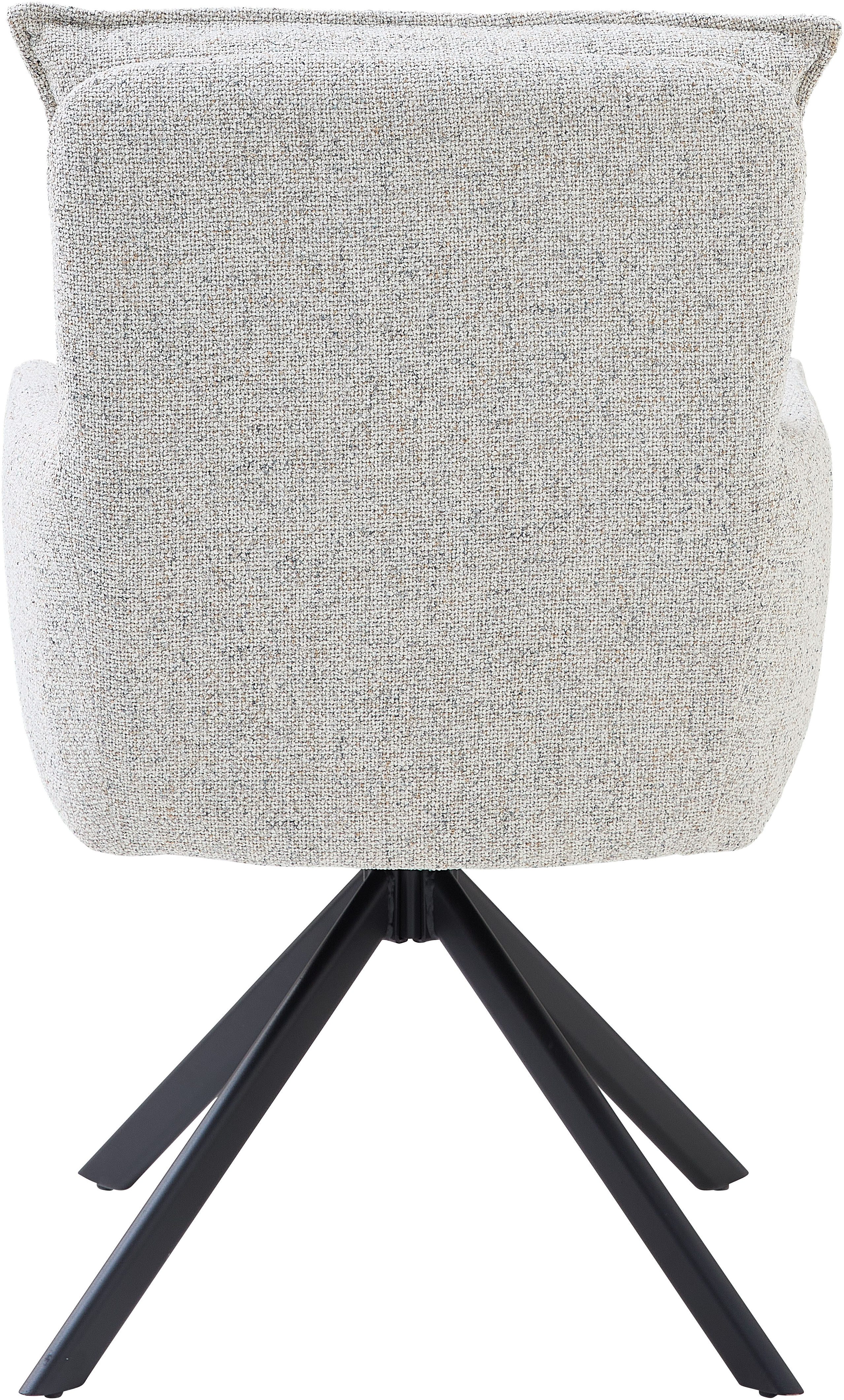 Stolkom Stoel met armleuningen Sofia young 180 graden draaibaar met auto-return, bonnellvering in de zitting (set, 2 stuks)