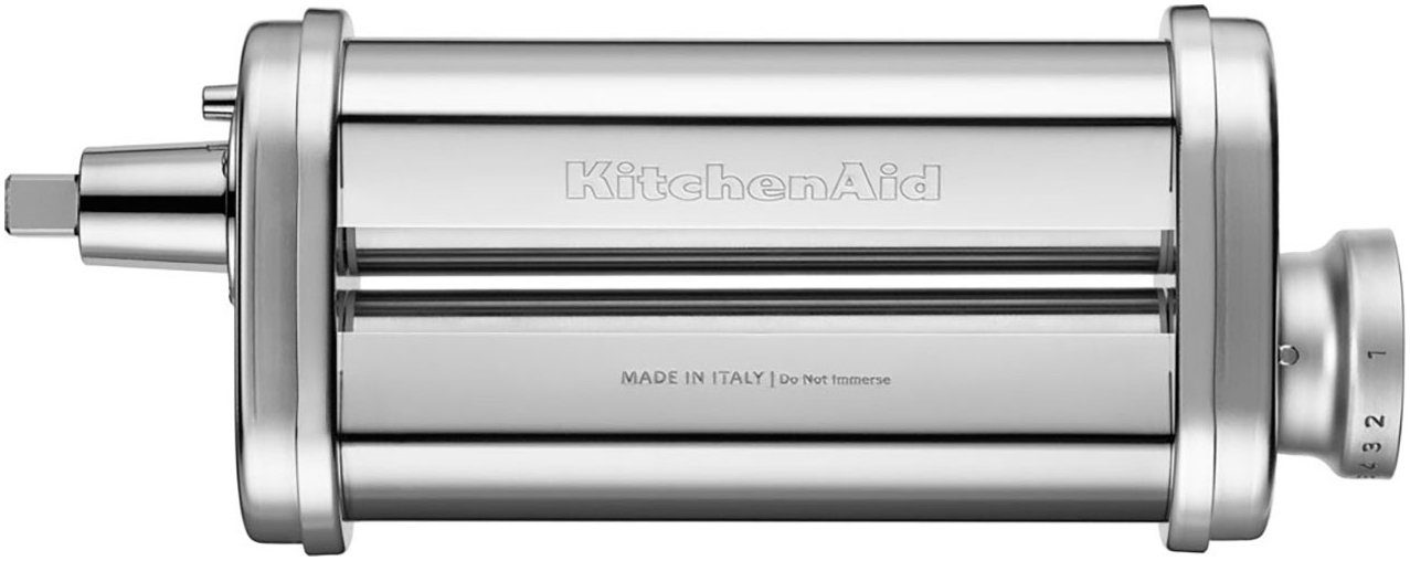 KitchenAid Keukenmachine 5KSM125EOB met gratis glazen kom + 3 pastavoorstukken