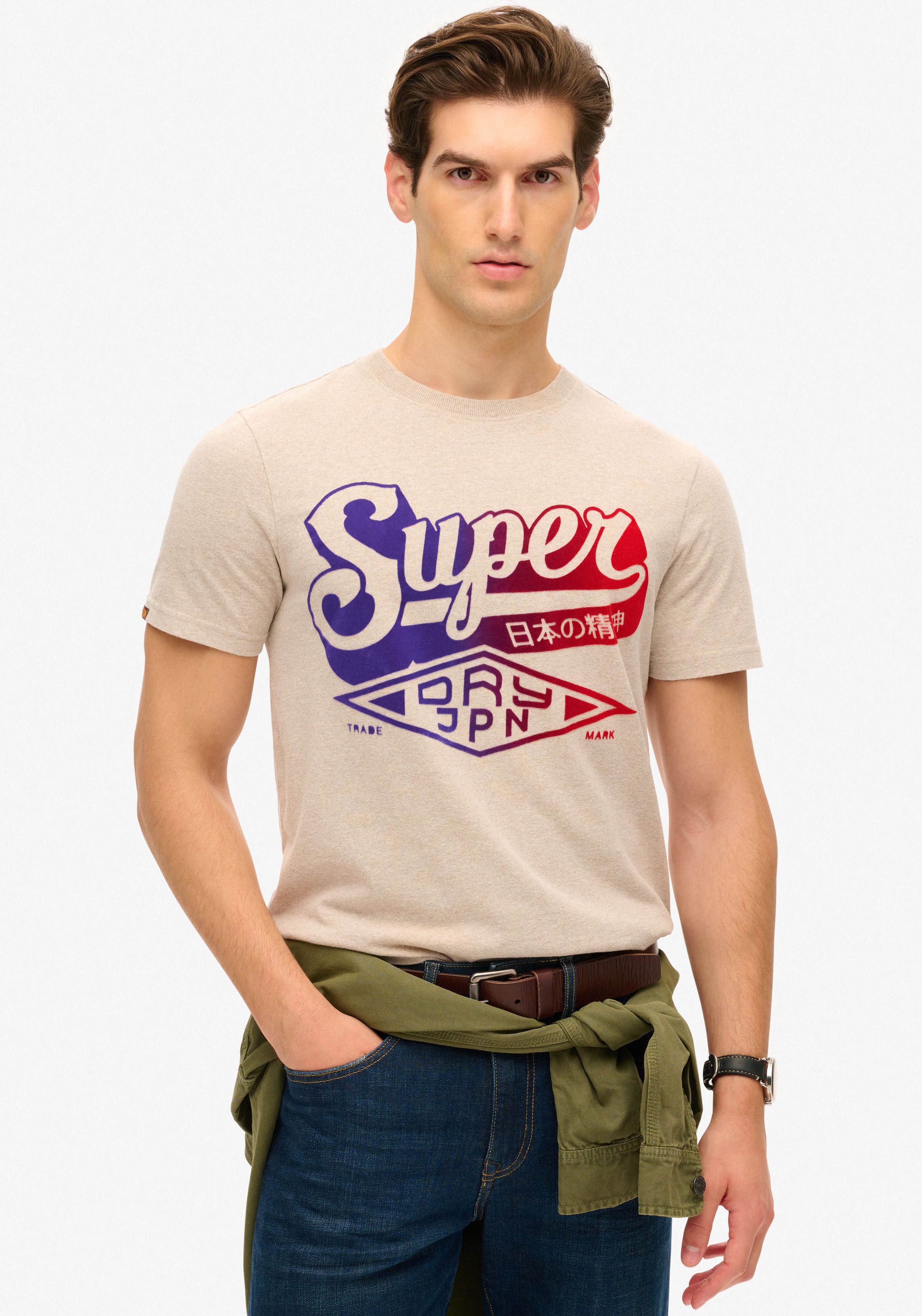 NU 20% KORTING: Superdry Shirt met ronde hals