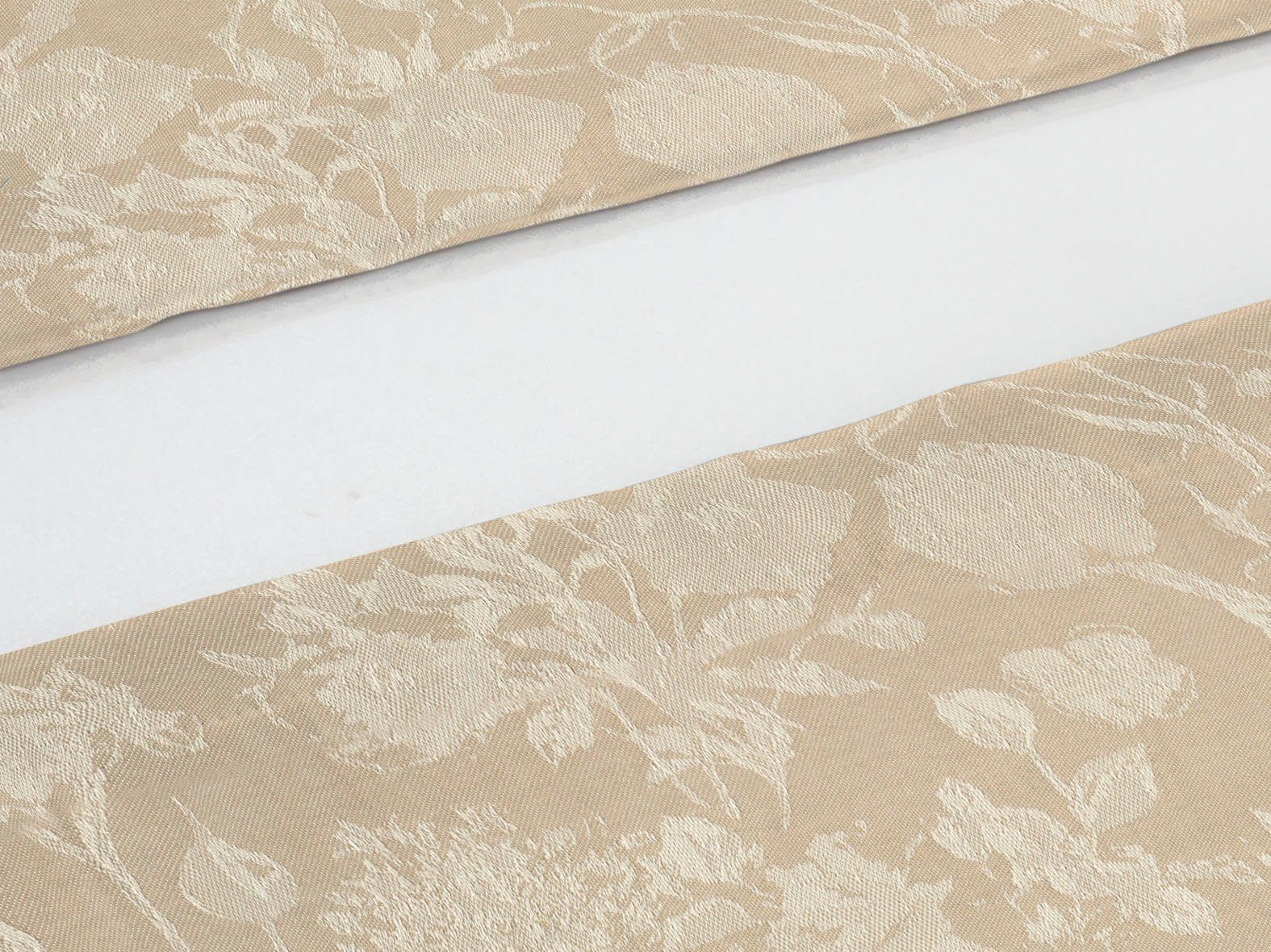Adam Set placemats Flower Cuveé Light GOTS organic, gecertificeerd door CERES 0242, Made in Germany (2 stuks)