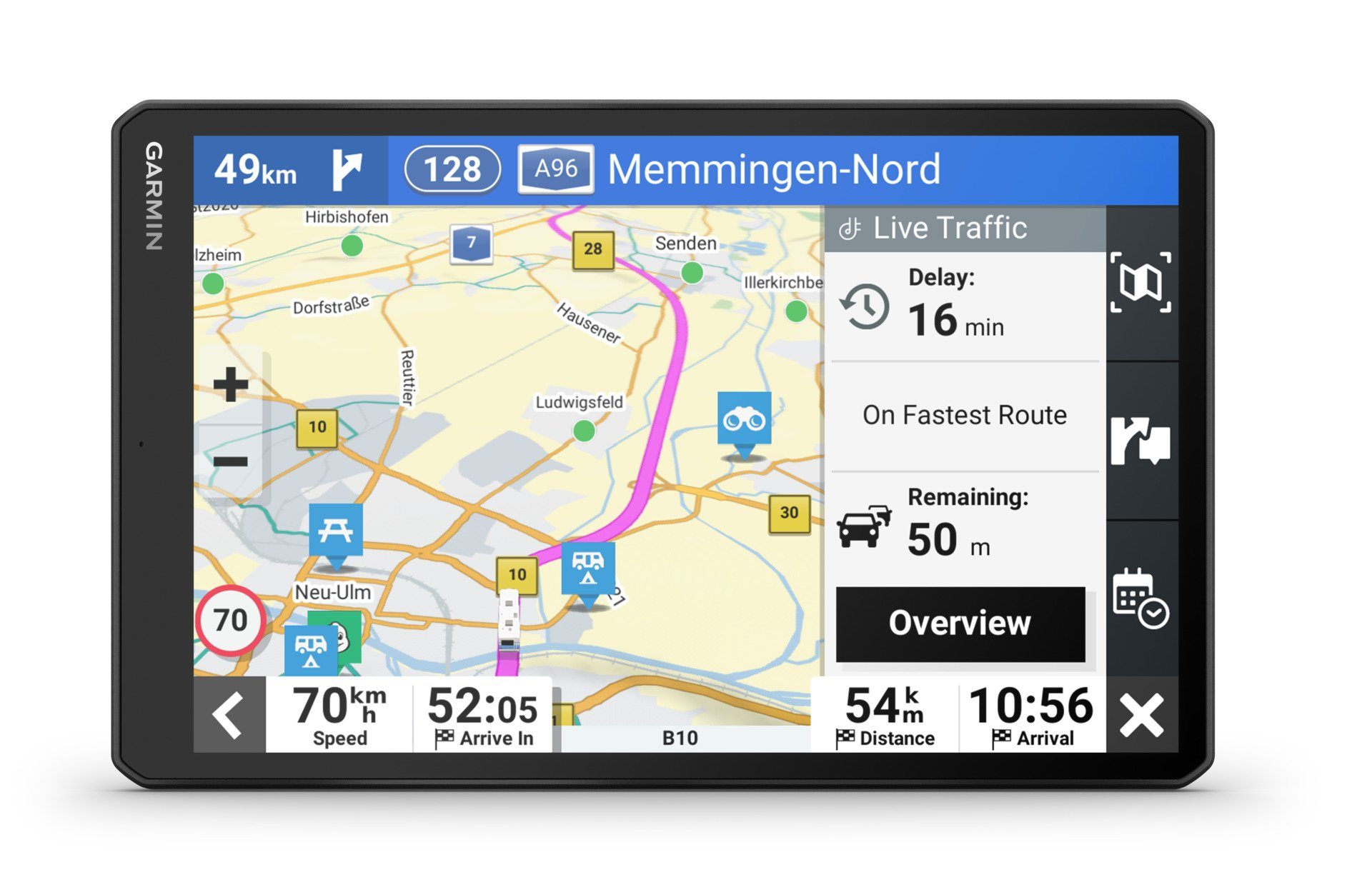 Garmin Navigatiesysteem Camper 1095, EU, GPS (1 stuk)