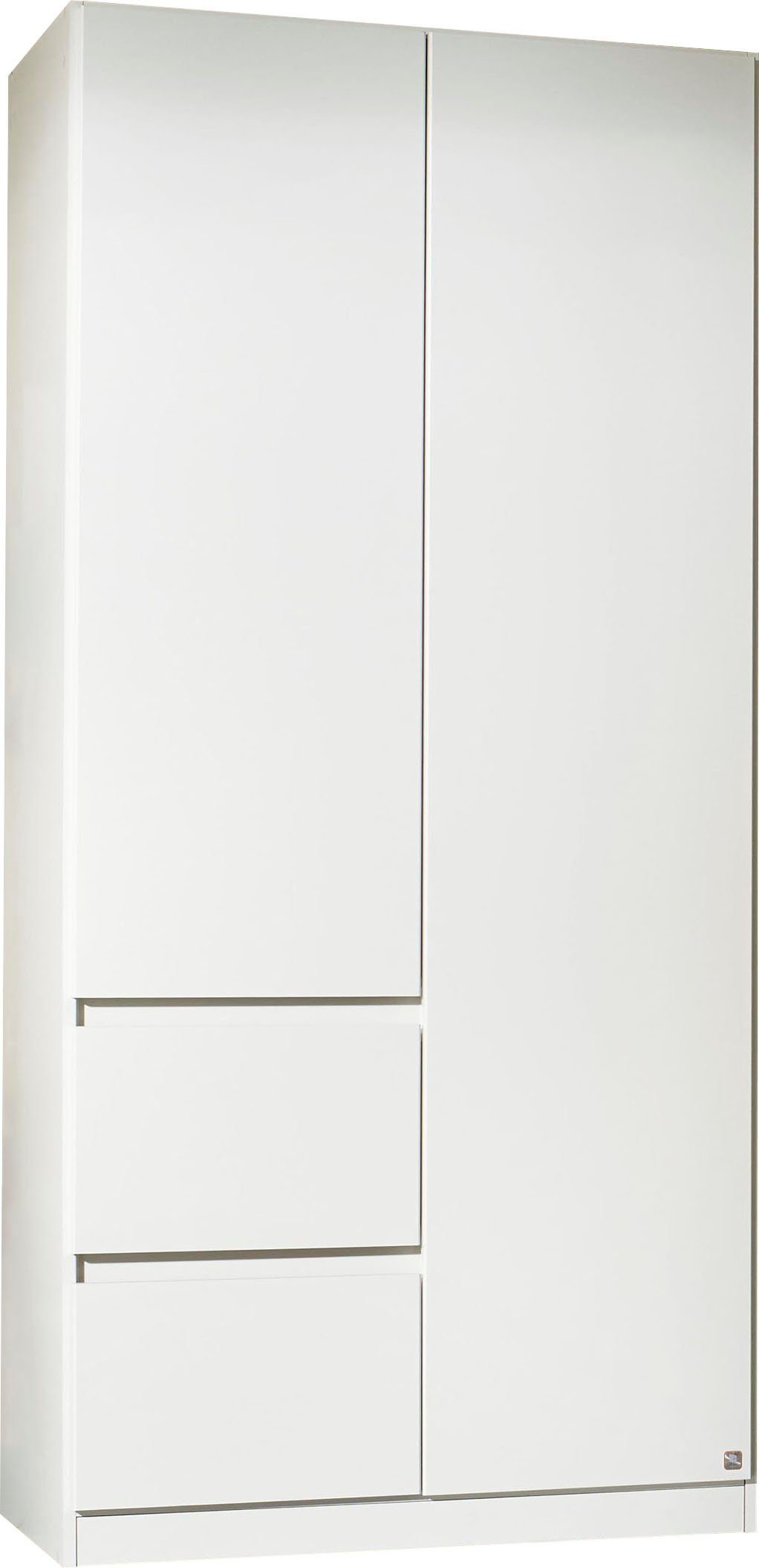 rauch Draaideurkast Kledingkast kast garderobe waskast NIDDA met moderne grepless front en push-to-open functie made in germany