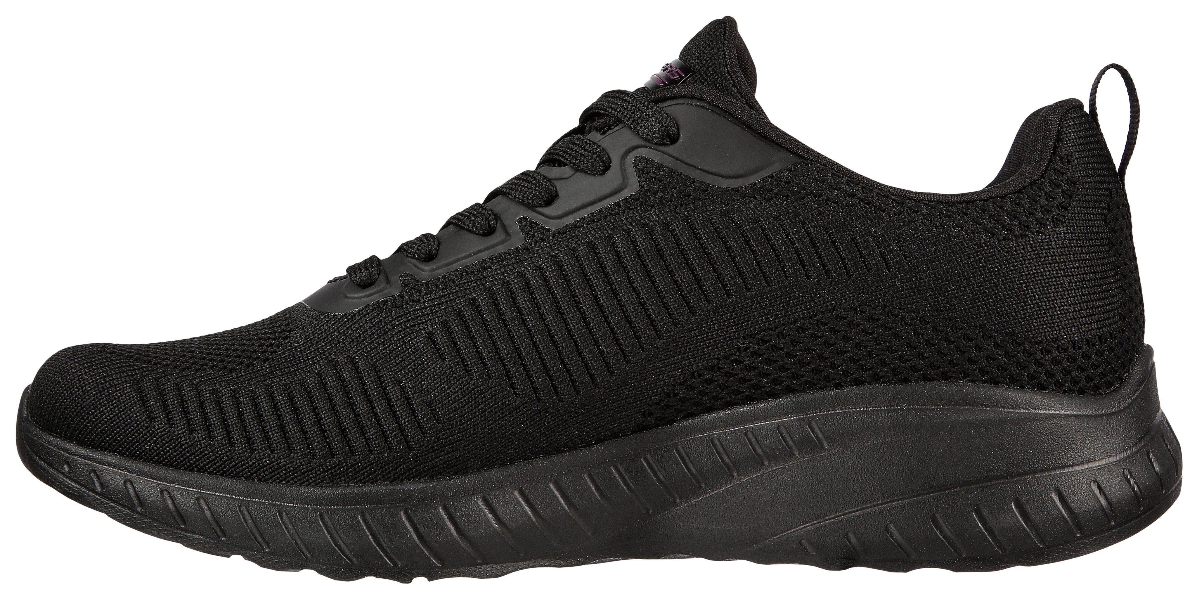 Skechers Sneakers BOBS SQUAD CHAOS - FACE OFF Vrijetijdsschoen, lage schoen, veterschoen machinewas, G-wijdte