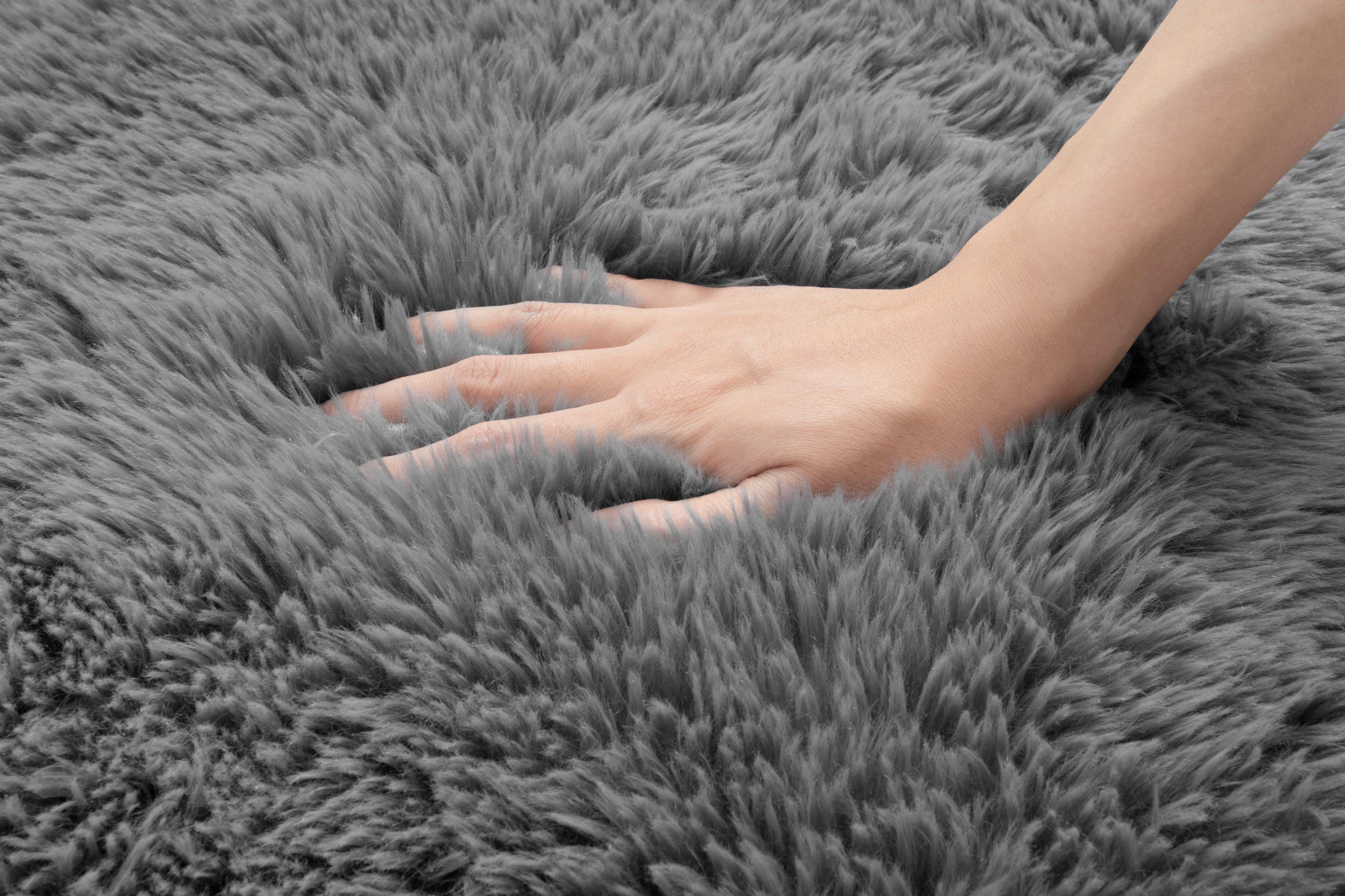 my home Hoogpolig vloerkleed Silky, bijzonder zacht en knuffelig, zeer dichte kwaliteit