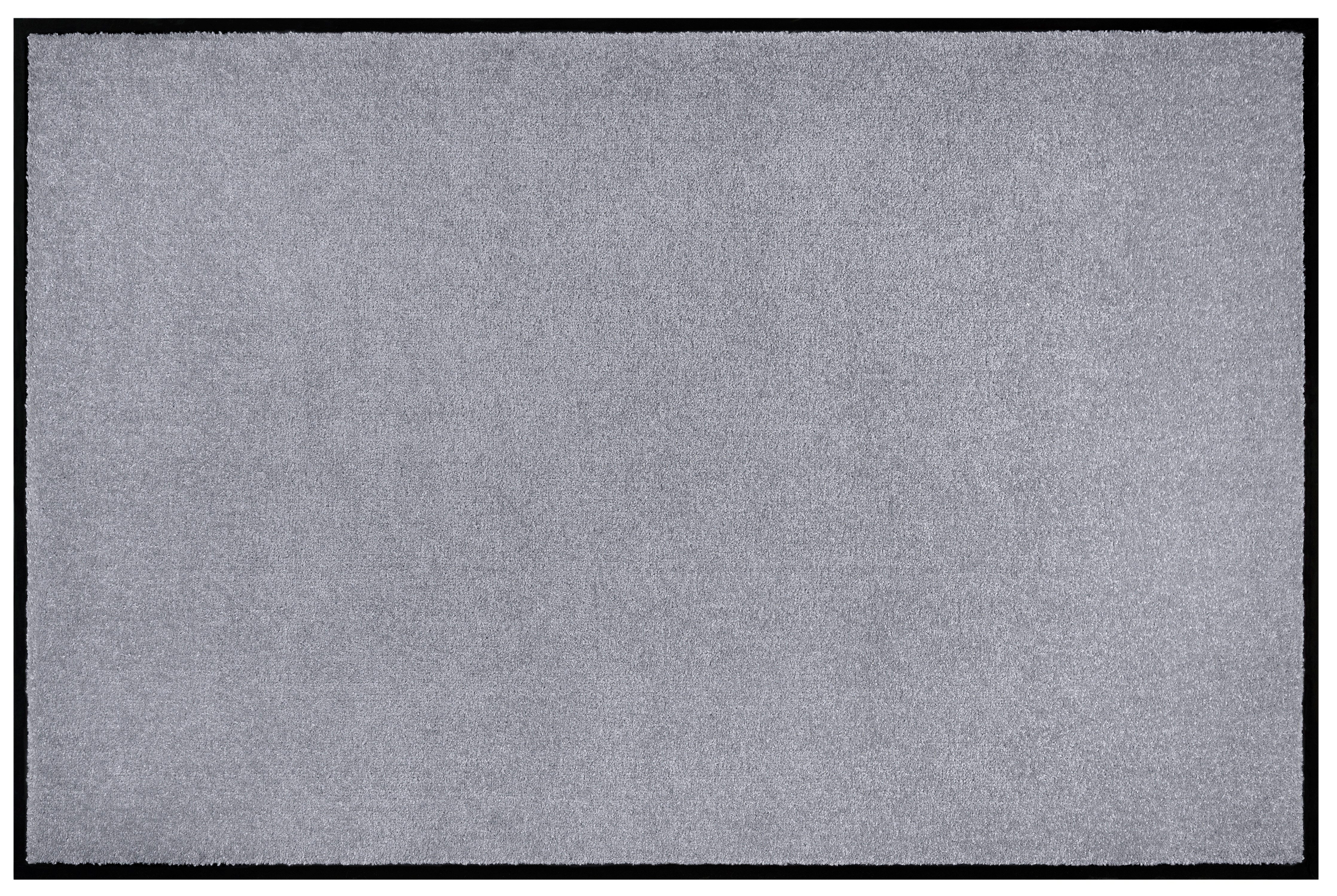 my home Mat Triton Vuilopvangmat, deurmat, in- en uitwendig, loper, wasbaar deurmatten maat 80 cm x 120 cm x 7 mm zilver(kleur)