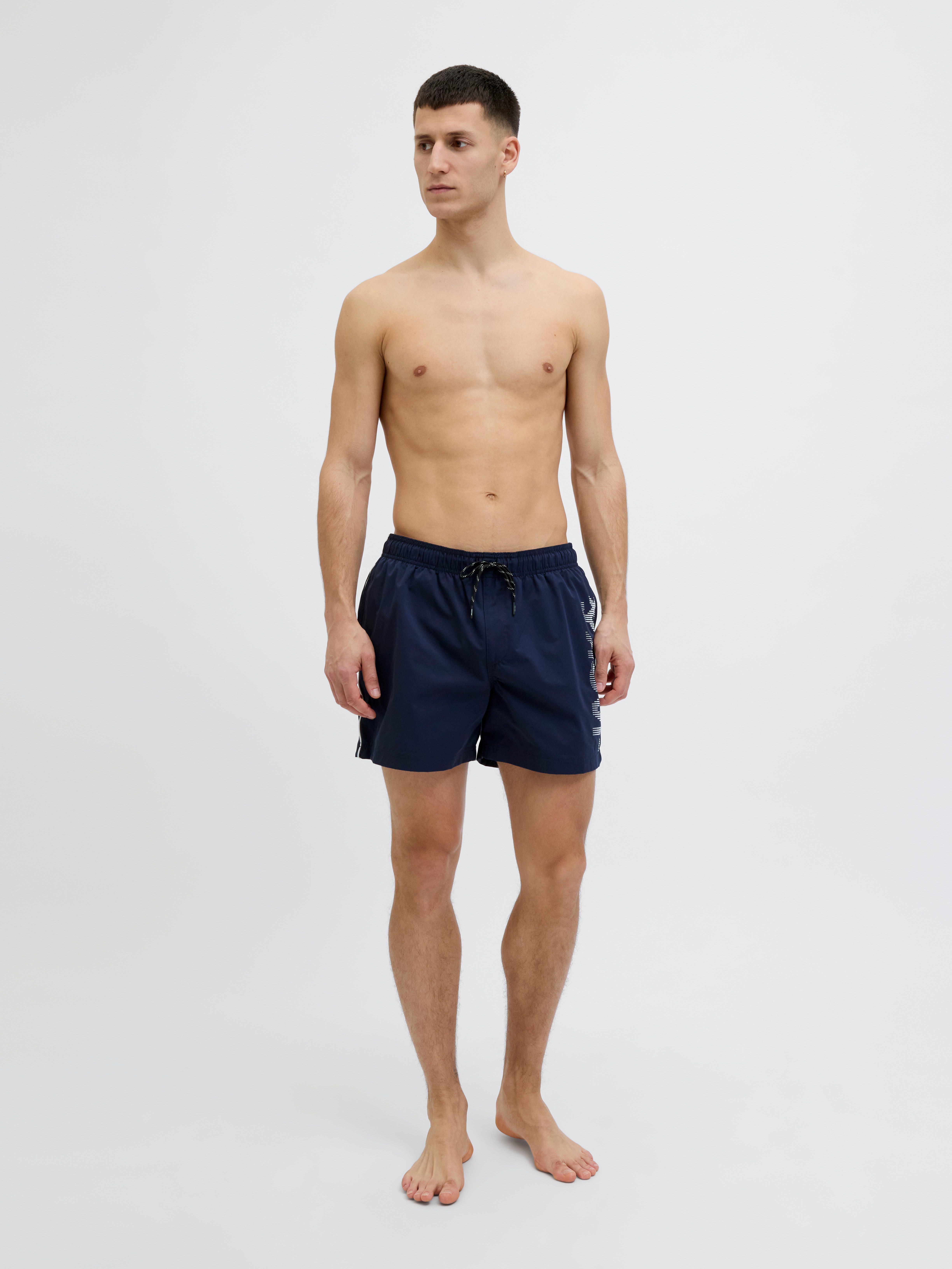 Jack & Jones Zwemshort JPSTMAUI JJSWIM SPLICE LOGO AKM SN