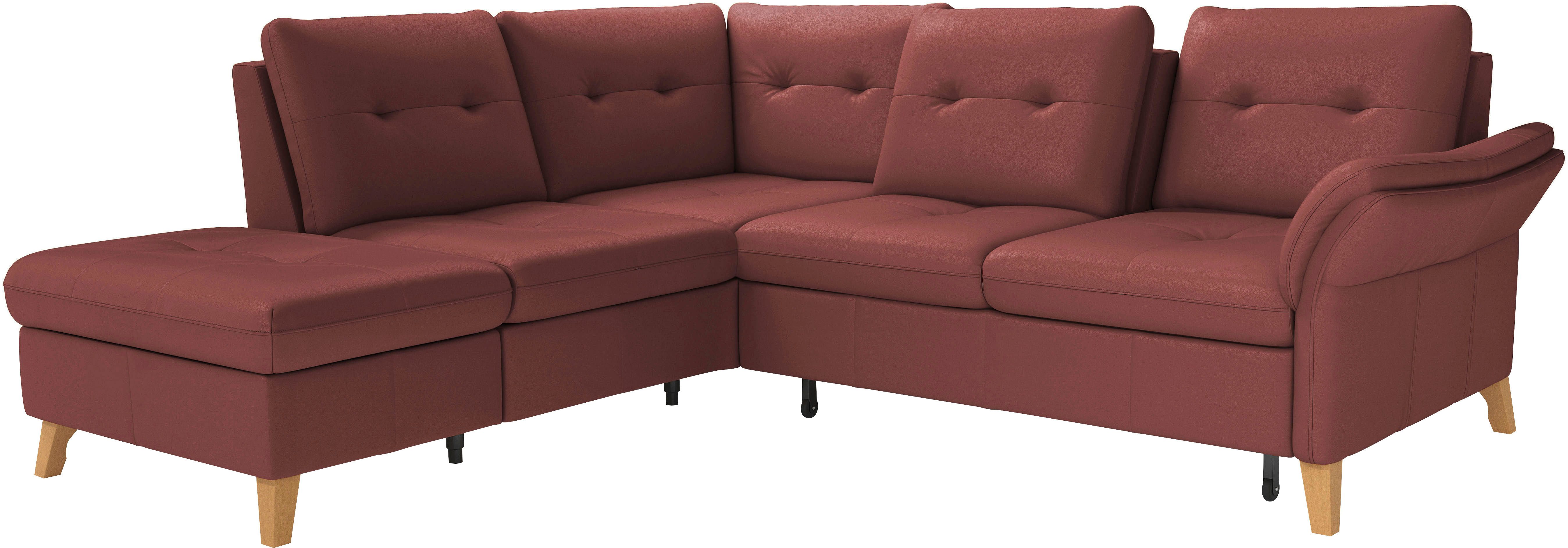 sit&more Hoekbank Göteborg inclusief zitdiepteverstelling, optioneel met bedfunctie & bedlade