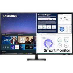 samsung gaming-monitor s43am704uu, 108 cm - 43 ", 4k ultra hd zwart