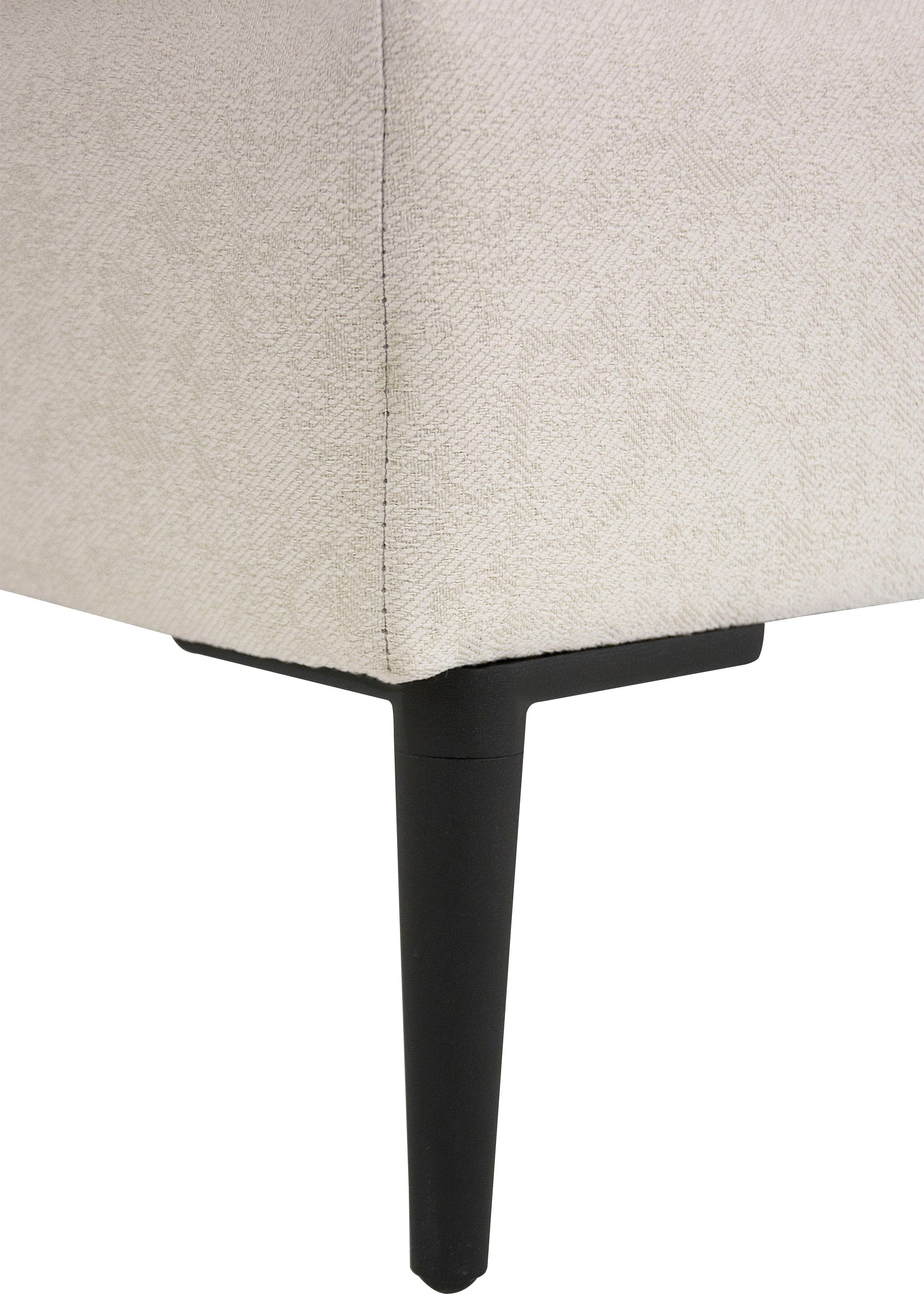 Leonique Fauteuil Light inclusief losse sierkussens, met smalle armleuningen en telescooppoten