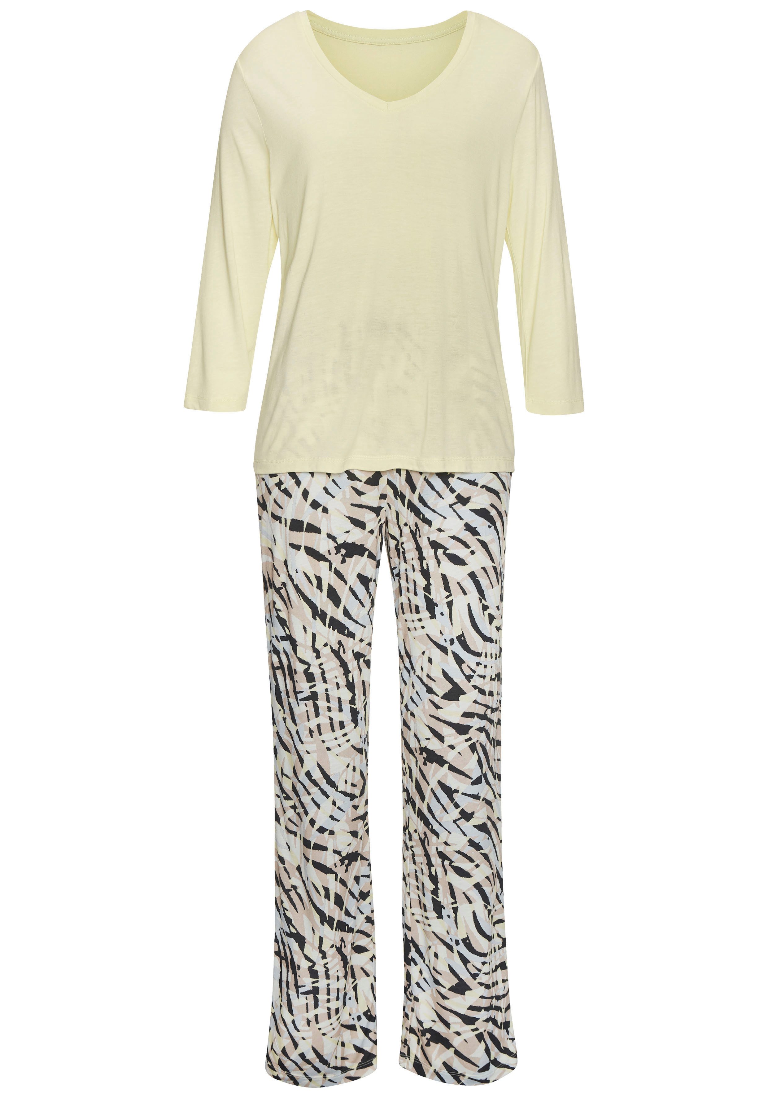 Vivance Dreams Pyjama met print all-over (2-delig)