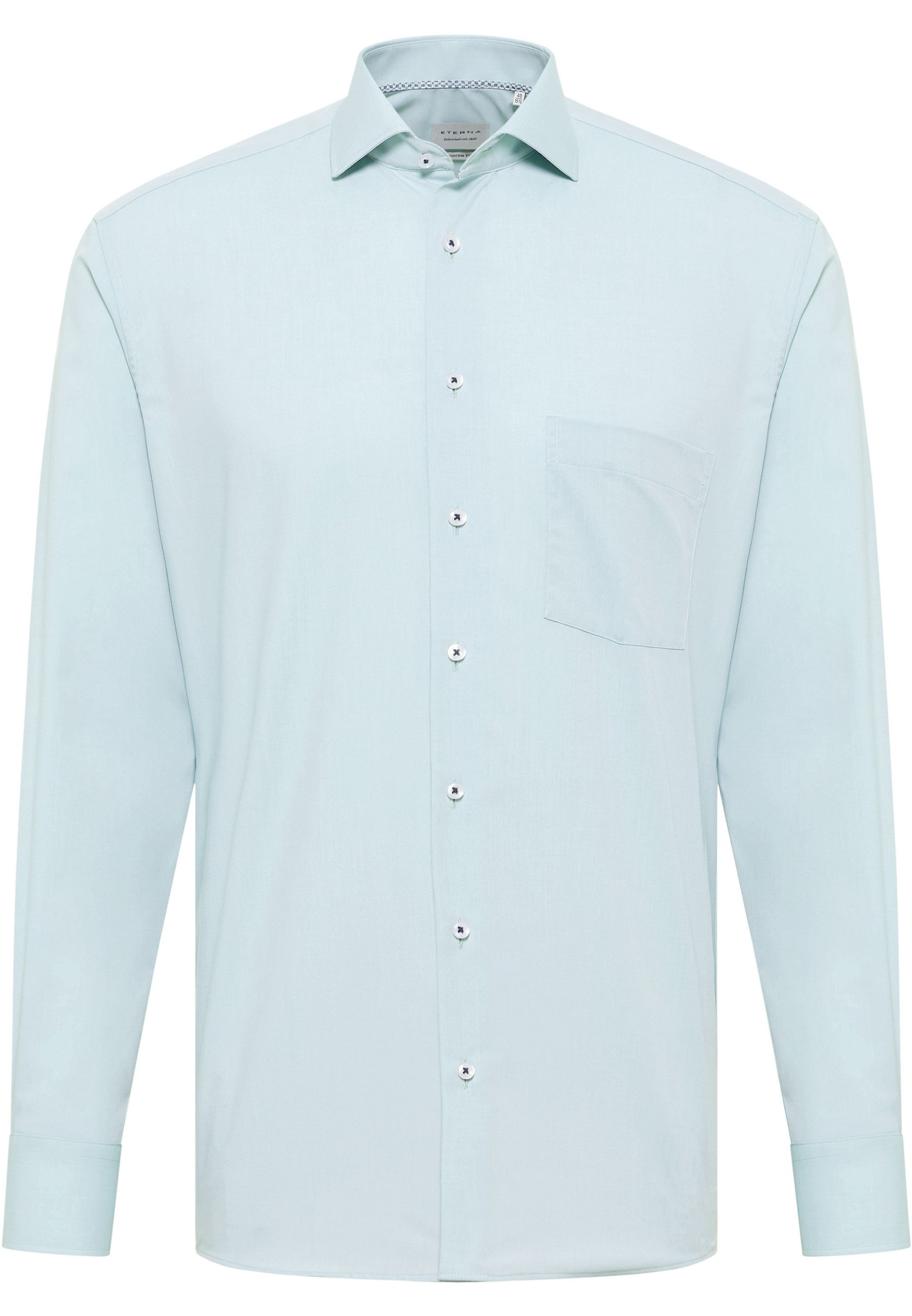 Eterna Overhemd met lange mouwen MODERN FIT NON IRON (strijkvrij)