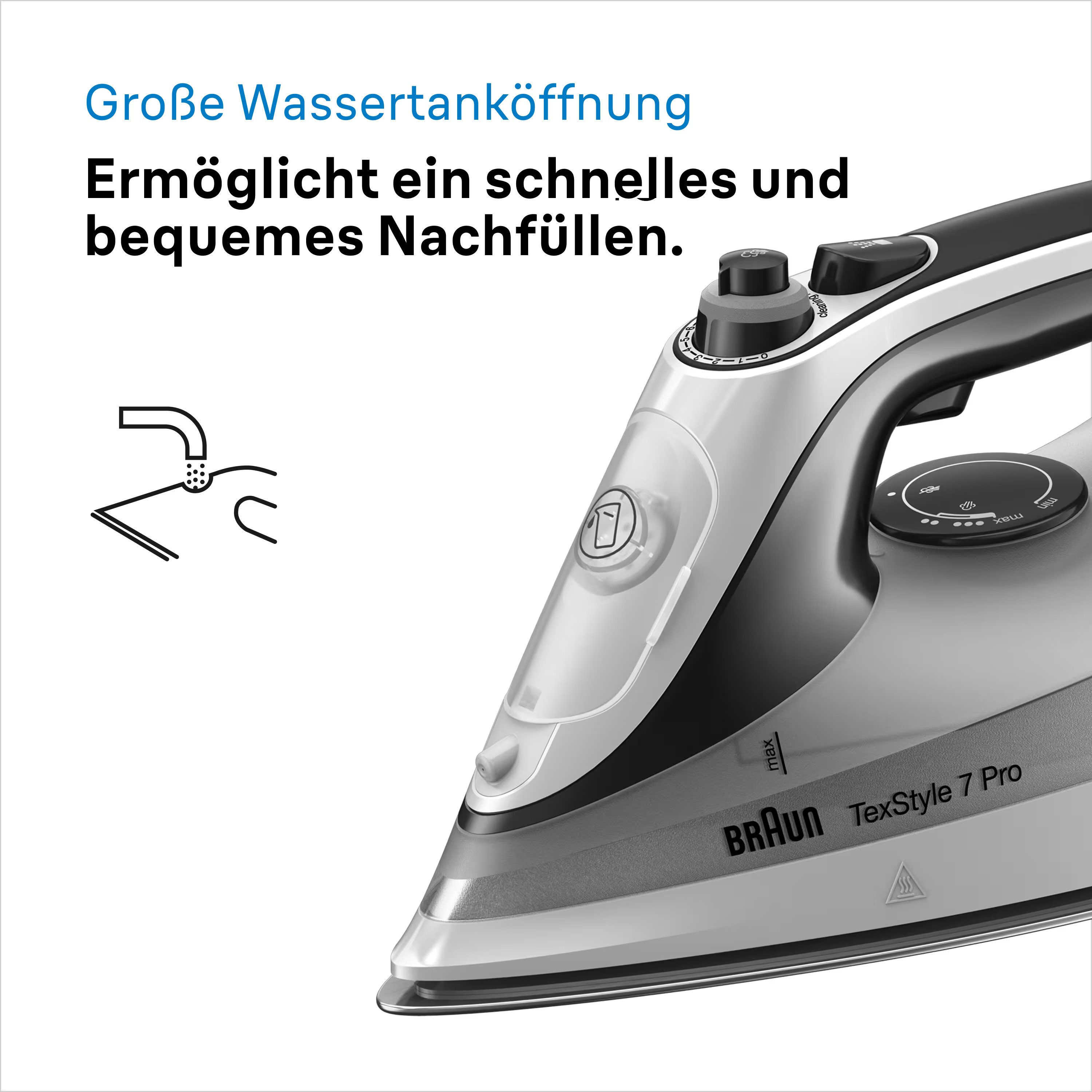 Braun Stoomstrijkijzer TexStyle SI 7149 WB