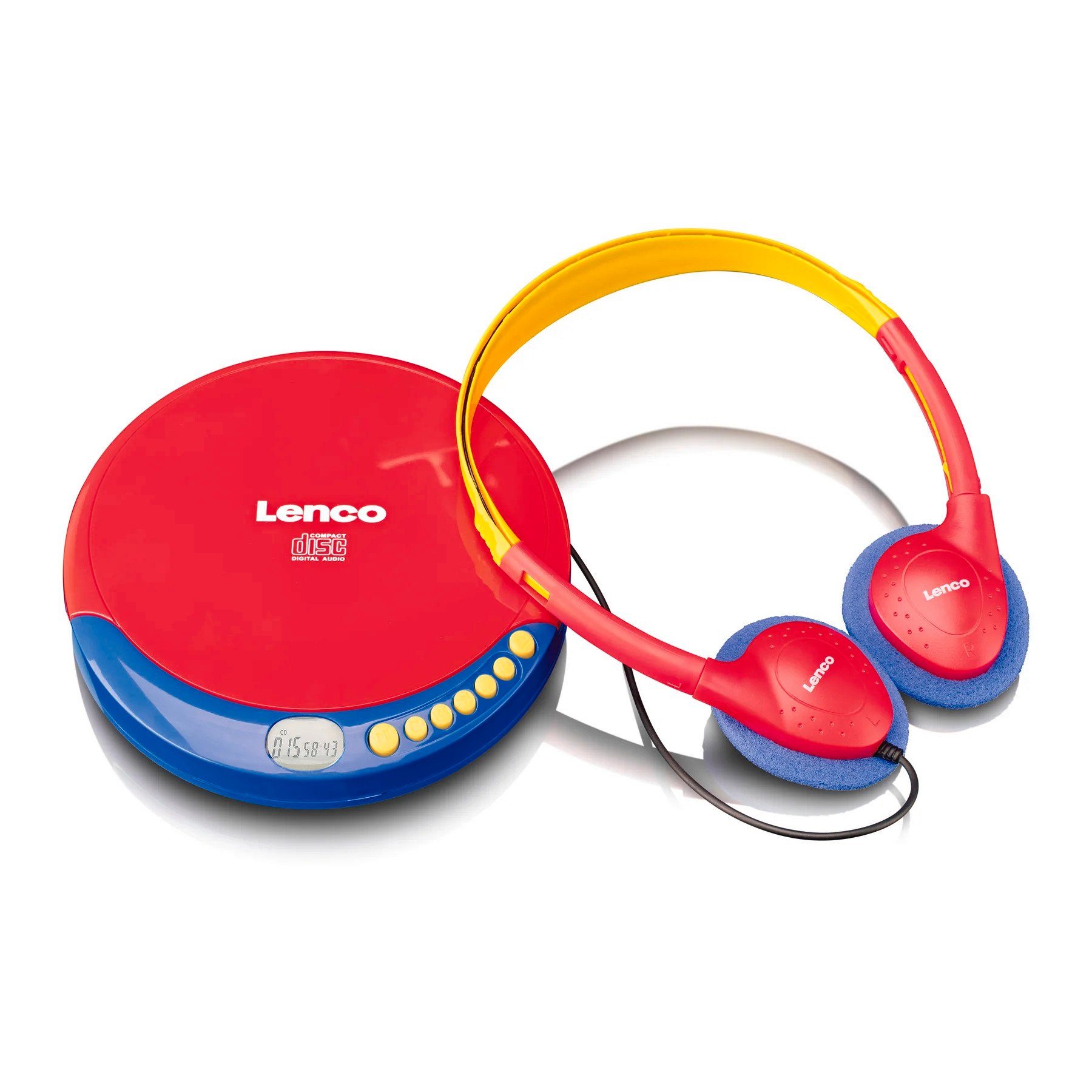 Lenco Cd-speler CD-021KIDS portable kids CD-player oplaadfunctie accu