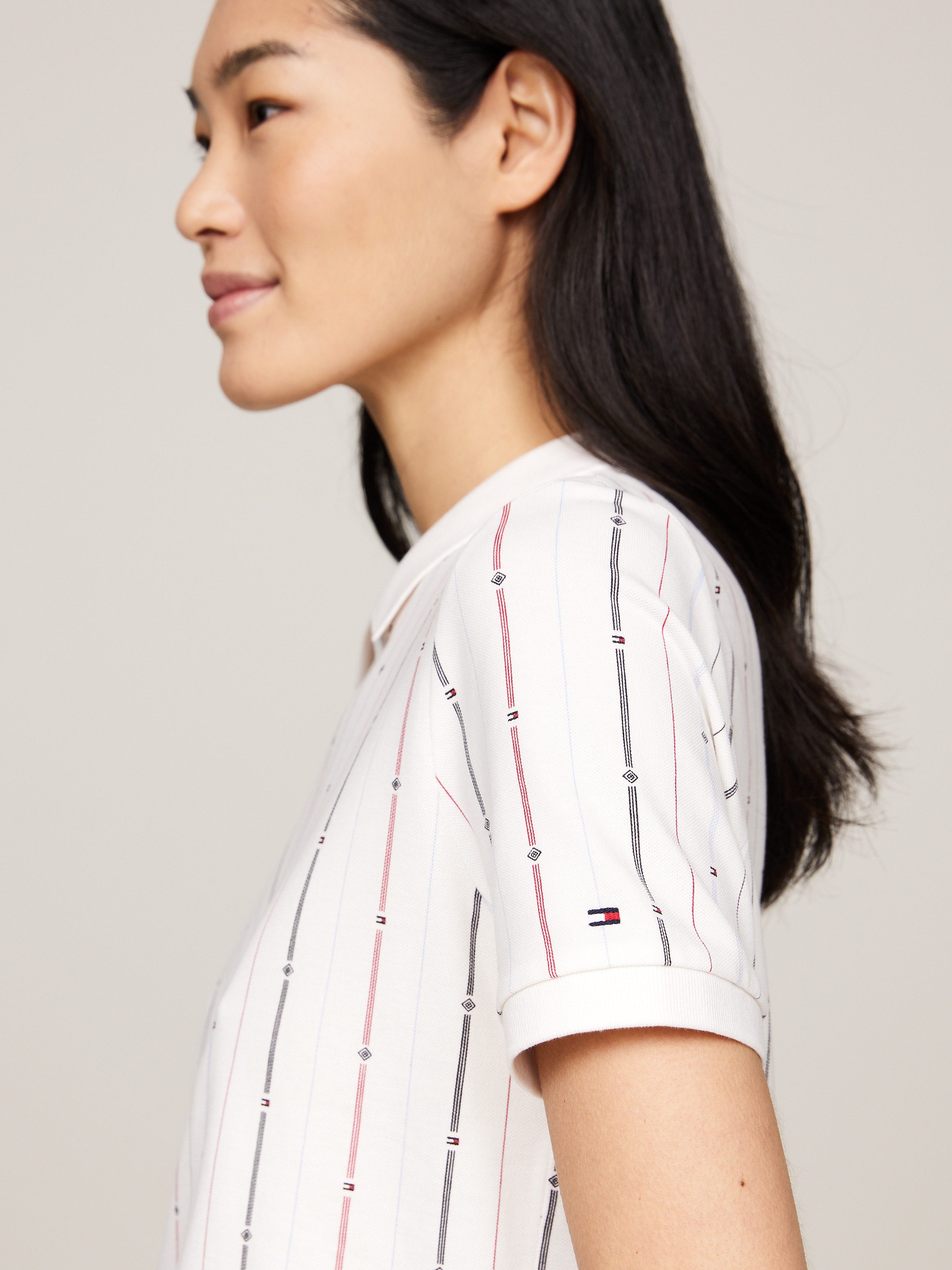 Tommy Hilfiger Poloshirt REG FLAG STRIPE C-NK POLO SS