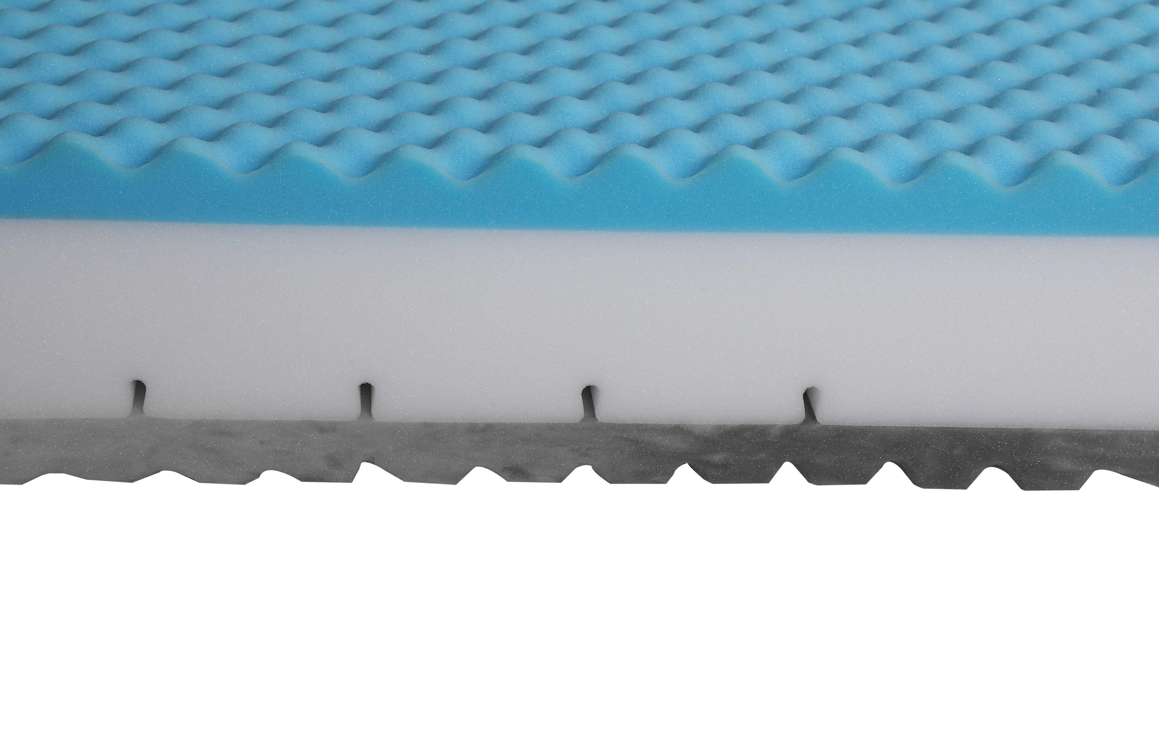 Beco Comfortschuimmatras Physio Cel Flexibele omkeerbare matras, 7 zones, H2+H3 of H3+H4, ademend hoogte 22 cm