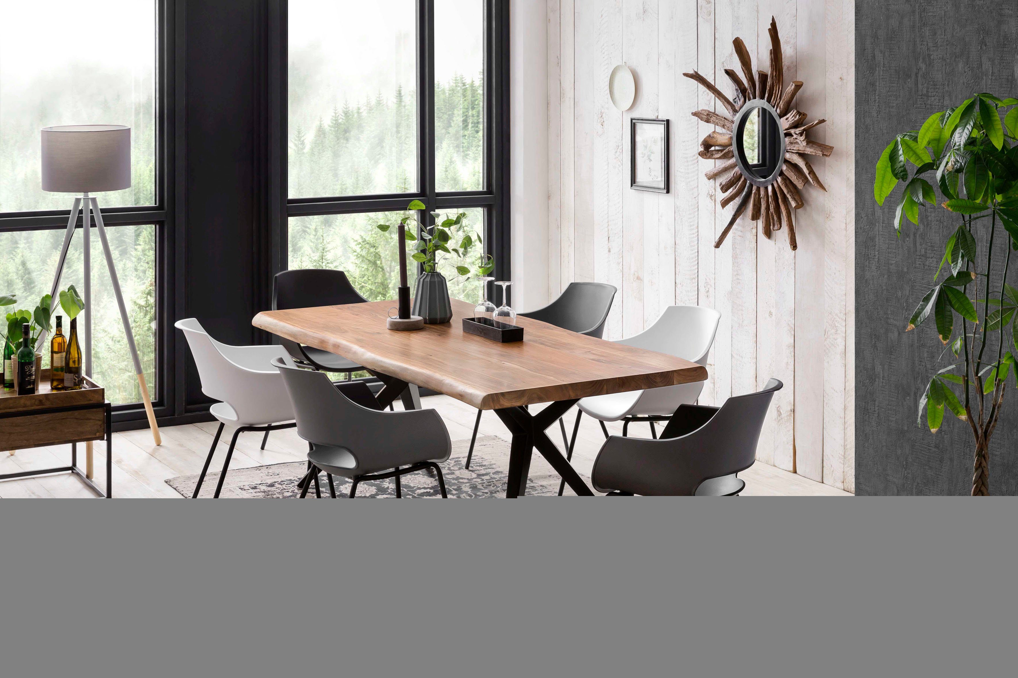 SIT Spiegel Romanteaka van gerecycled gebruikt hout teak, shabby chic, vintage