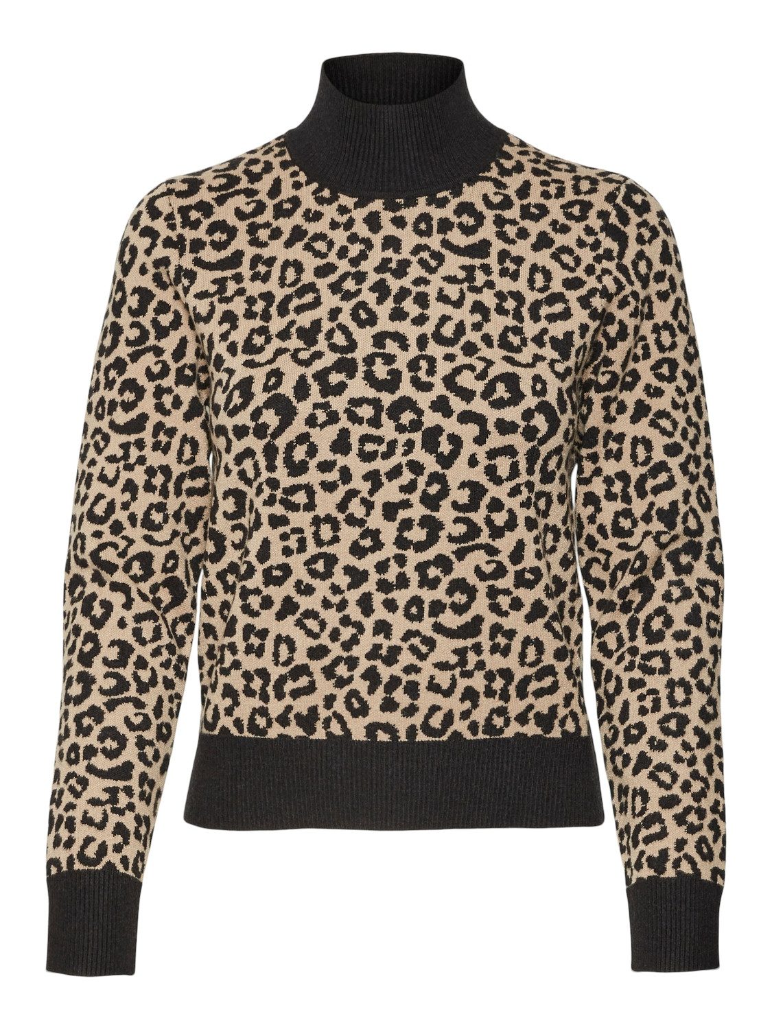 Vero Moda Gebreide trui VMARIA ART LS HIGH-NECK PULLOVER GA