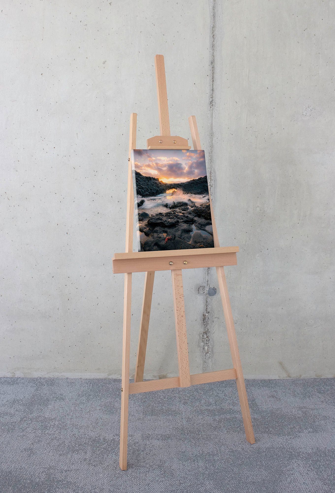 Komar Artprint op linnen Golden Eye - Afmeting 30 x 40 cm (1 stuk)