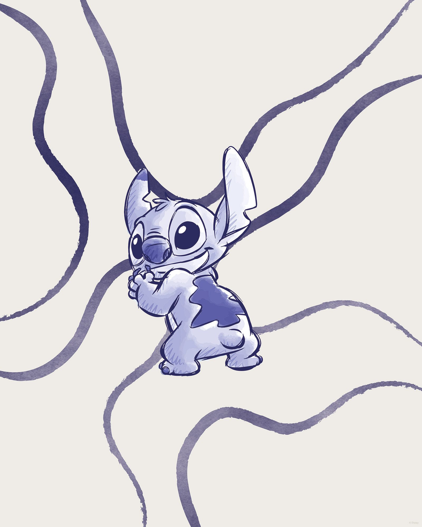 Komar Artprint Disney Lilo and Stitch Brave and Wild 40 x 60 cm (breedte x hoogte) - kinderkamer, decoratie (1 stuk)
