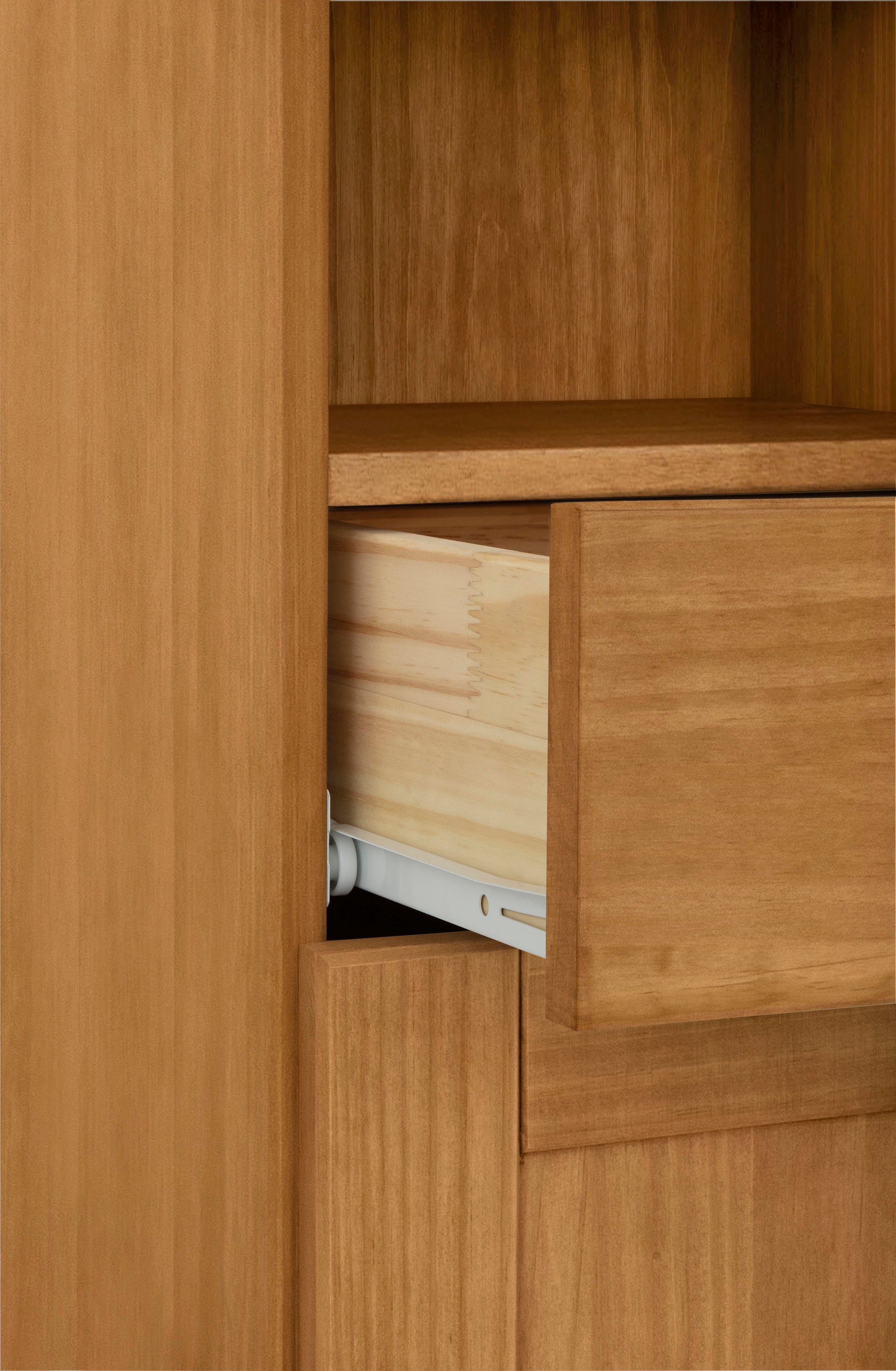 Home affaire Hoge kast Rodby Massief, FSC®-gecertificeerd hout, breedte 33 cm, hoogte 180 cm