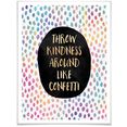 wall-art poster kindness confetti (1 stuk) multicolor