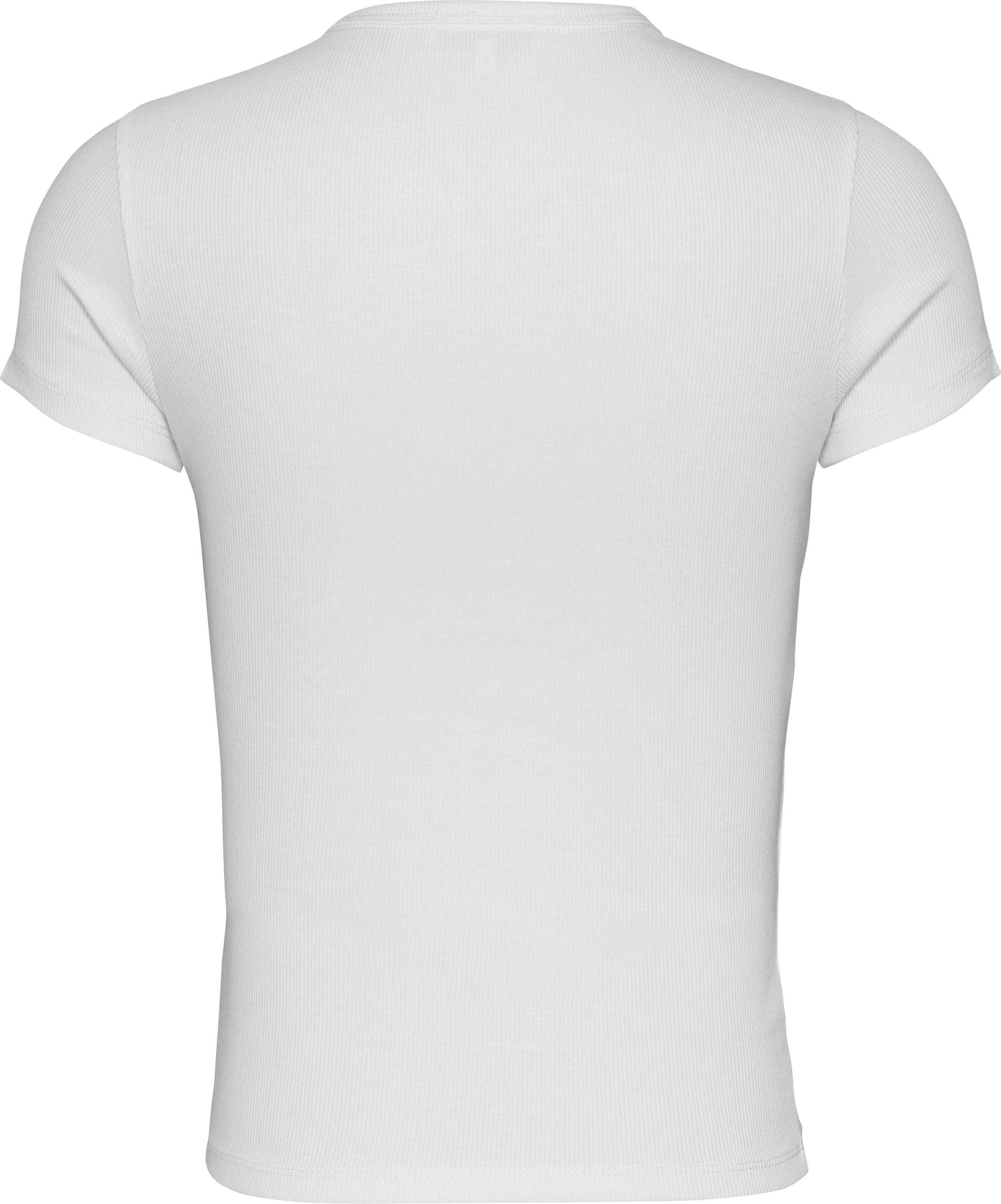 TOMMY JEANS T-shirt TJW SLIM BADGE RIB TEE