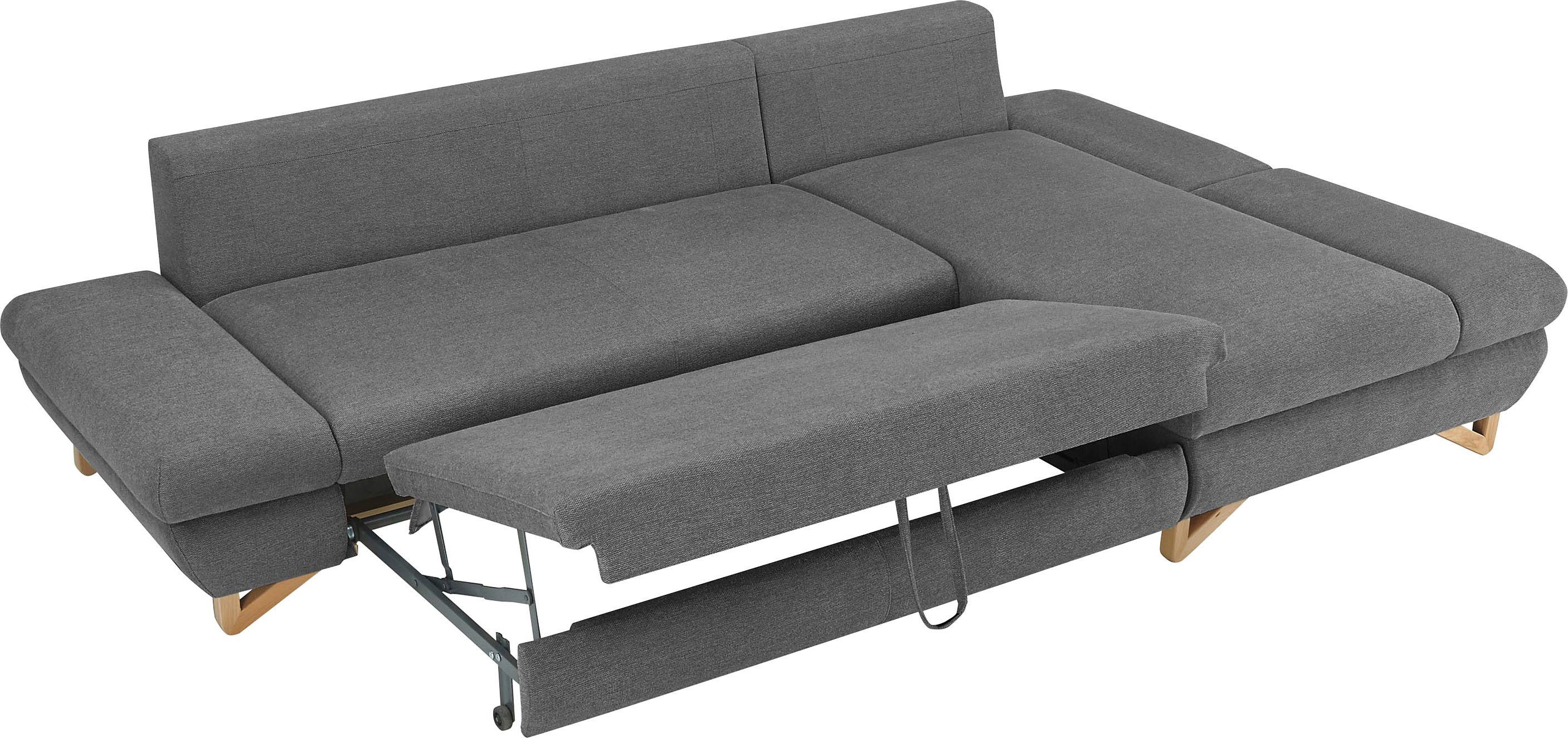 INOSIGN Slaapbank City/Giron comfortabele slaapbank (ligoppervlak 245 x 138 cm) en bedlade