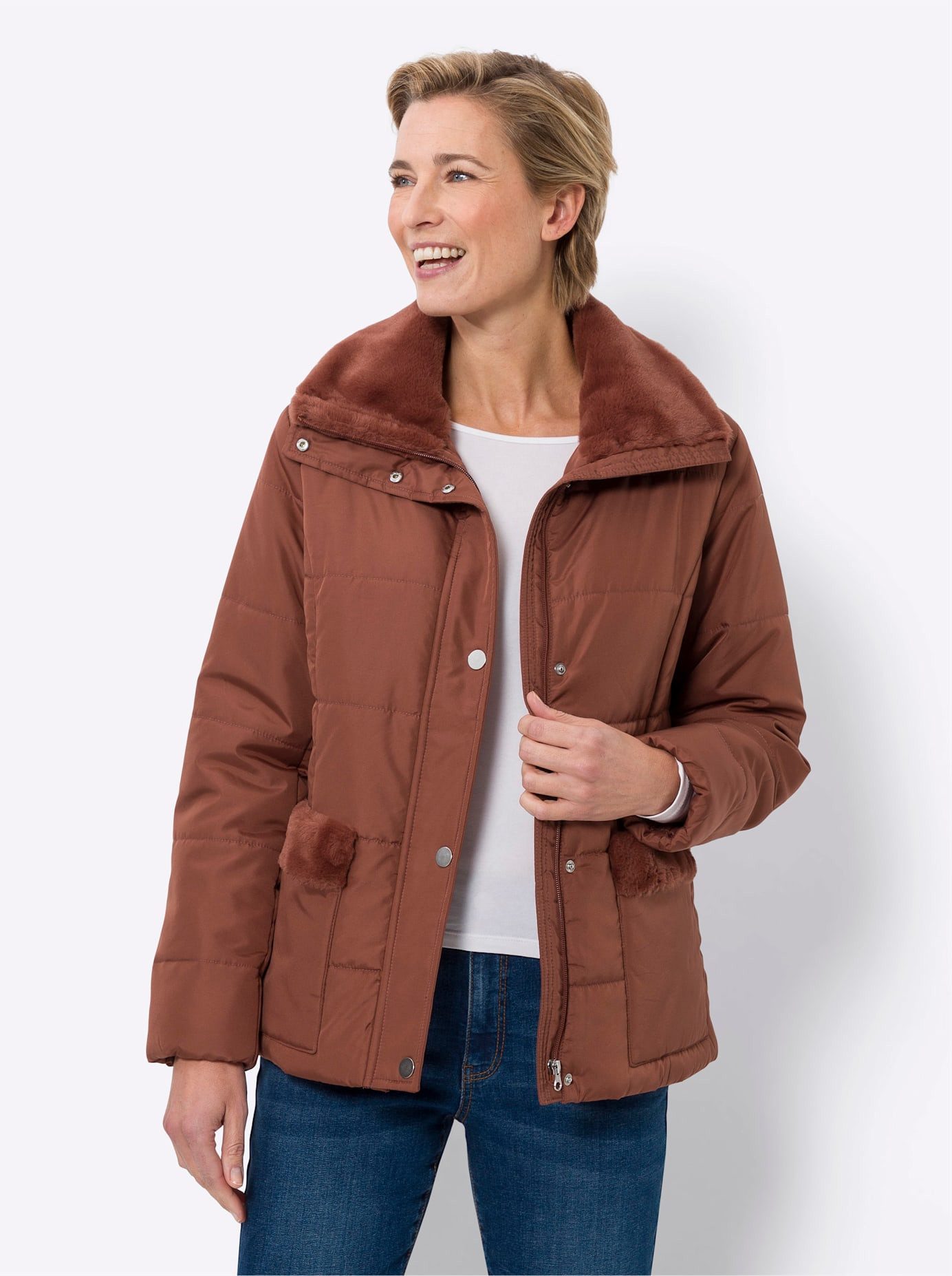Classic Basics Gewatteerde jas