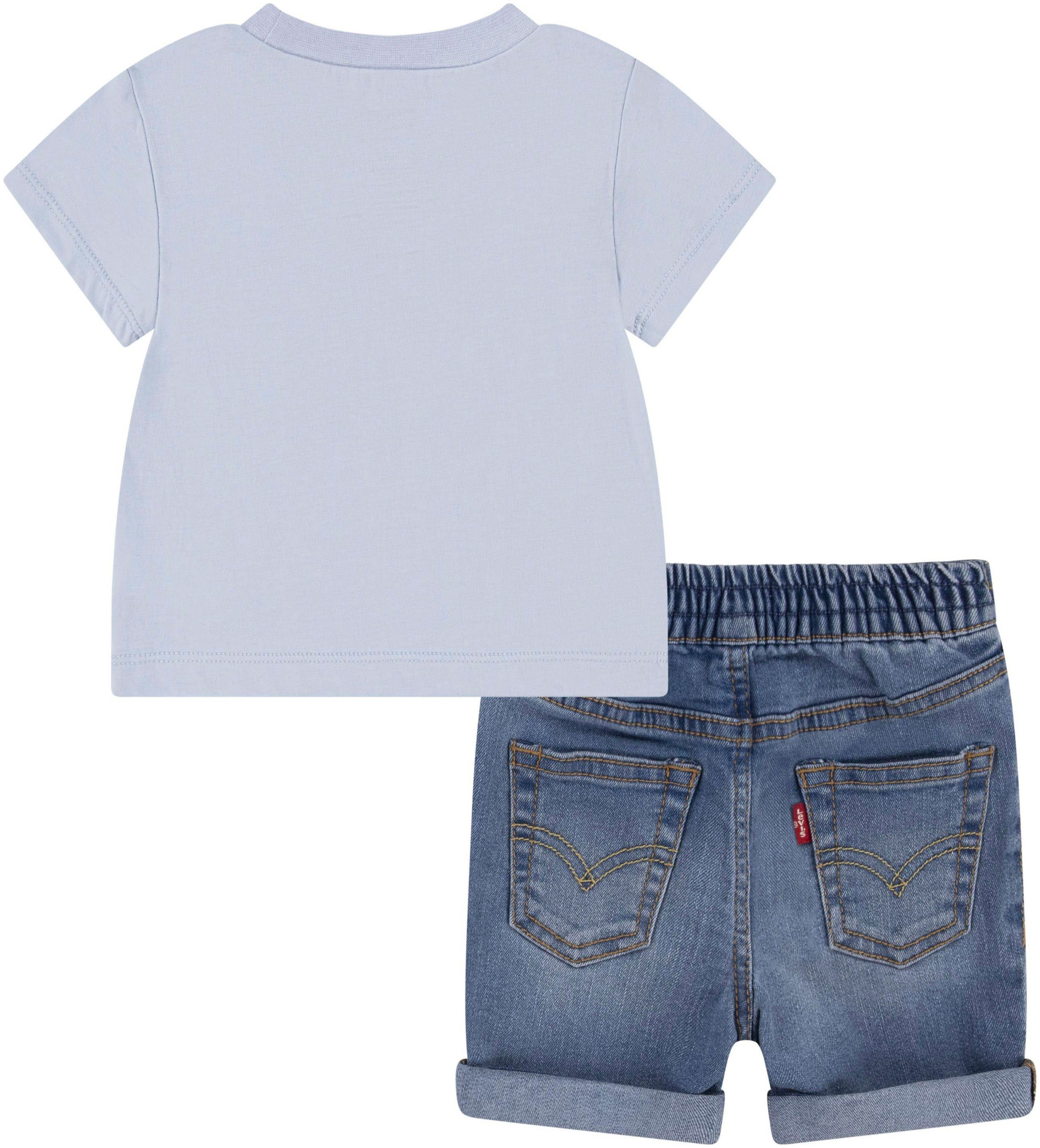 Levi's Kidswear T-shirt short CRITTER STACKED LOGO TEE (set, 2-delig)